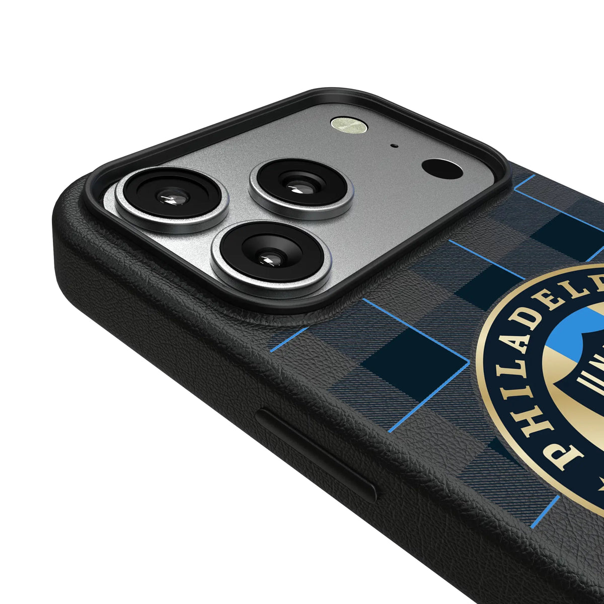 Philadelphia Union Plaid MagSafe Compatible Phone Case for Apple iPhone