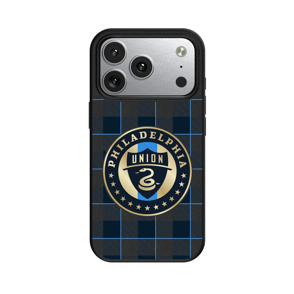 Philadelphia Union Plaid MagSafe Compatible Phone Case for Apple iPhone