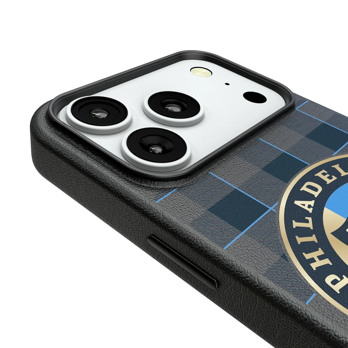 Philadelphia Union Plaid MagSafe Compatible Phone Case for Apple iPhone
