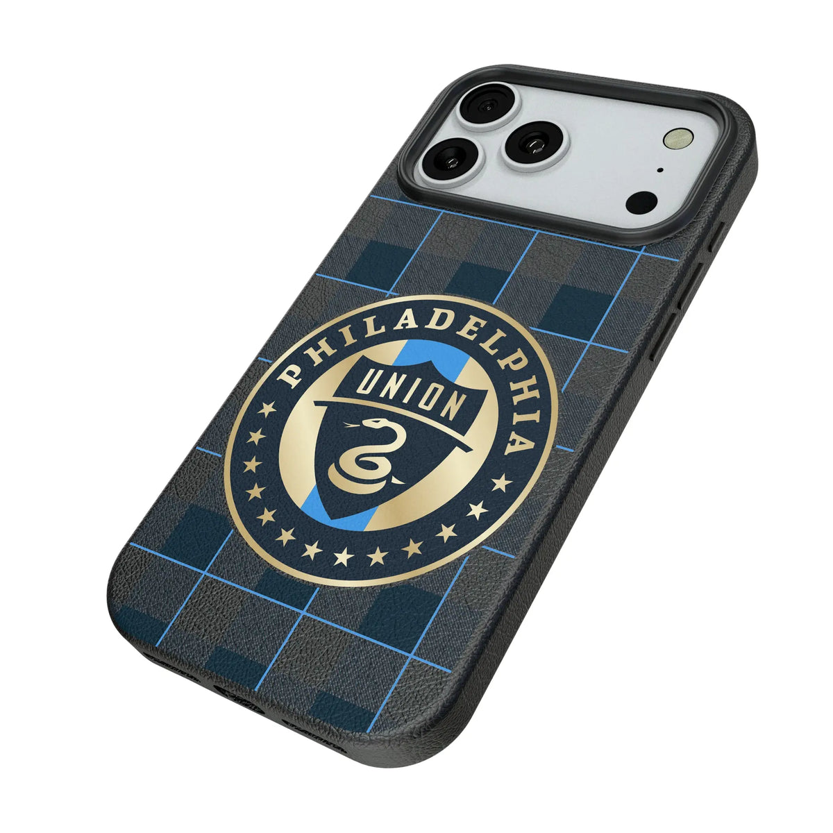 Philadelphia Union Plaid MagSafe Compatible Phone Case for Apple iPhone