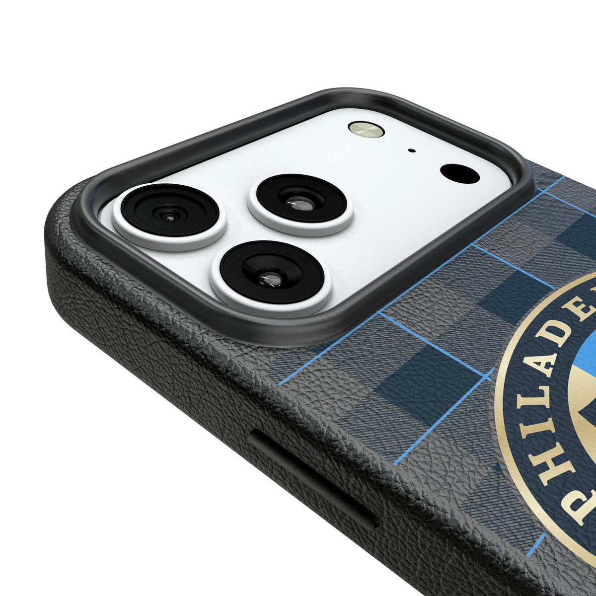 Philadelphia Union Plaid MagSafe Compatible Phone Case for Apple iPhone