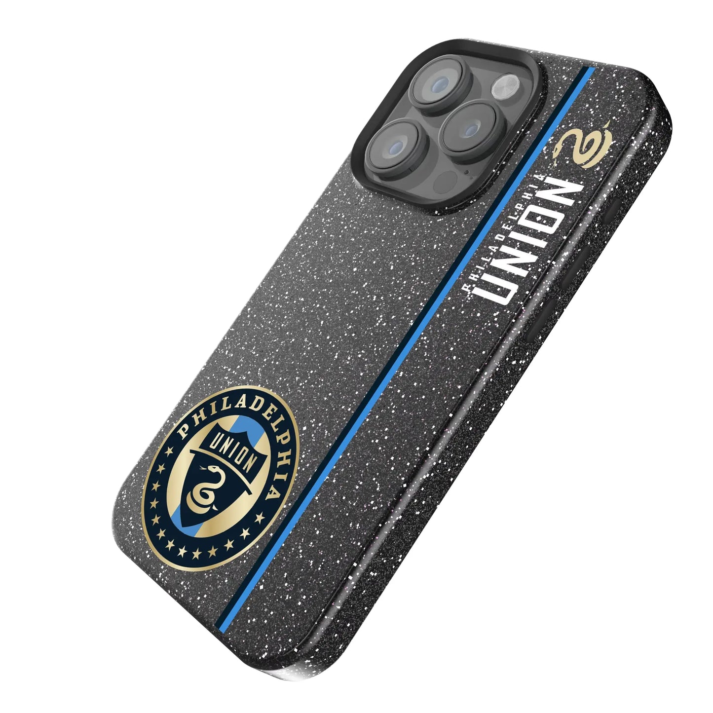 Philadelphia Union Sidebar Black Bling Phone Case for Apple iPhone