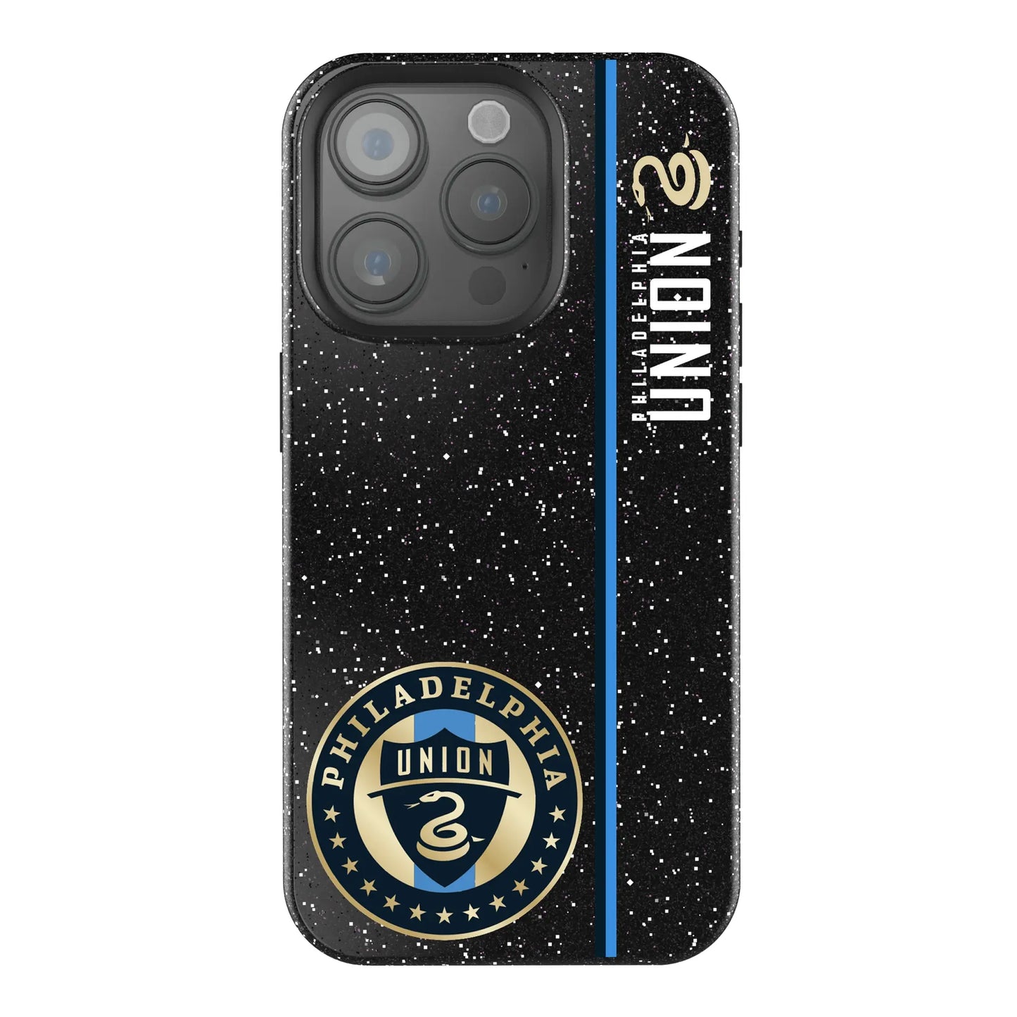 Philadelphia Union Sidebar Black Bling Phone Case for Apple iPhone