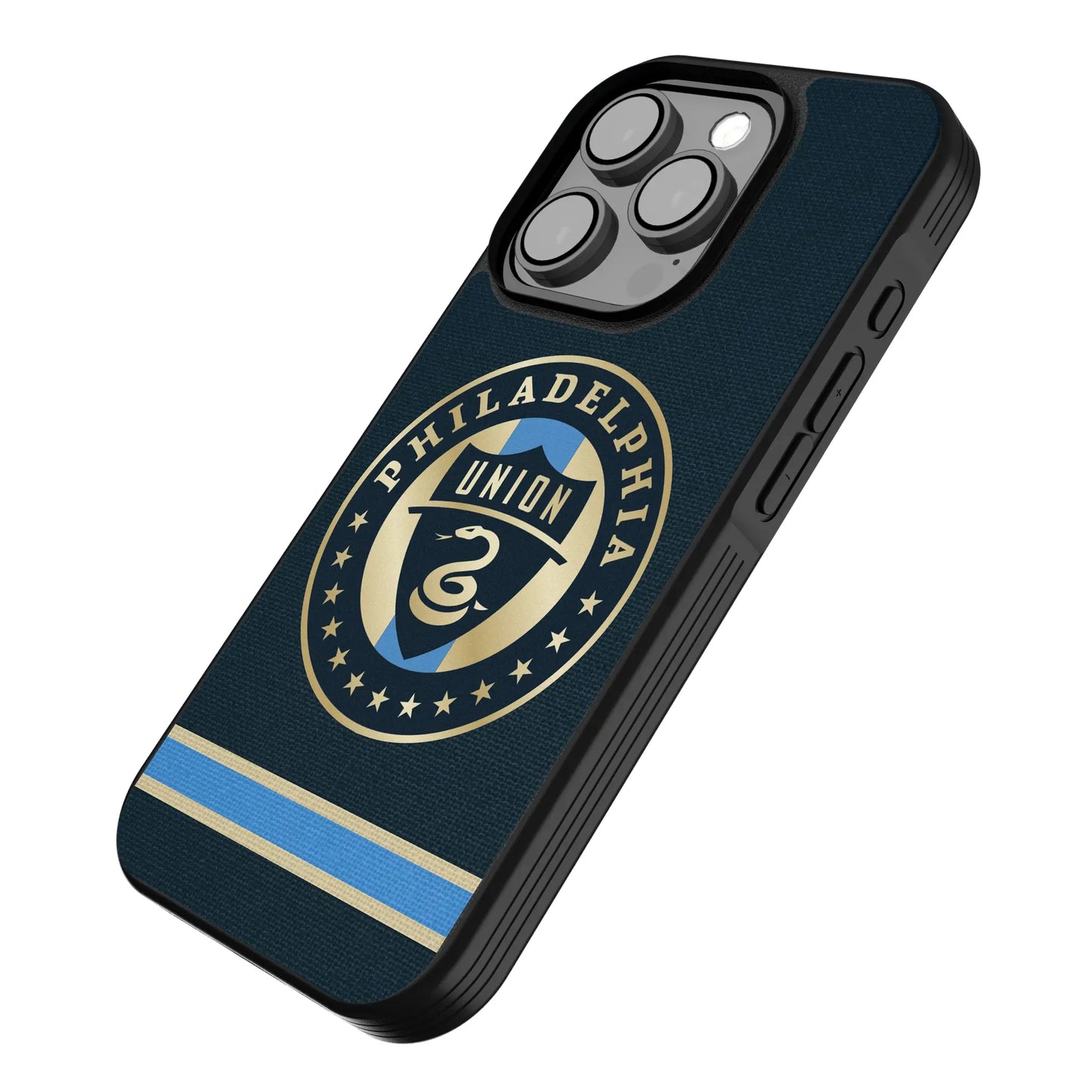 Philadelphia Union Stripe Bump Phone Case for Apple iPhone