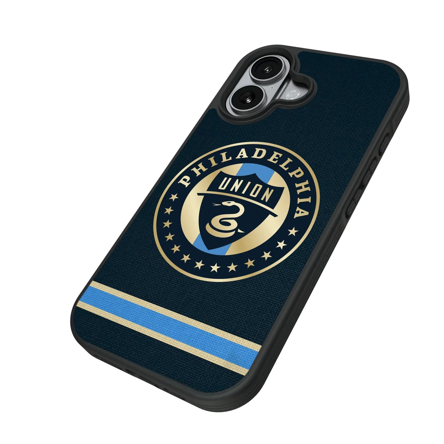 Philadelphia Union Stripe Bump Phone Case for Apple iPhone