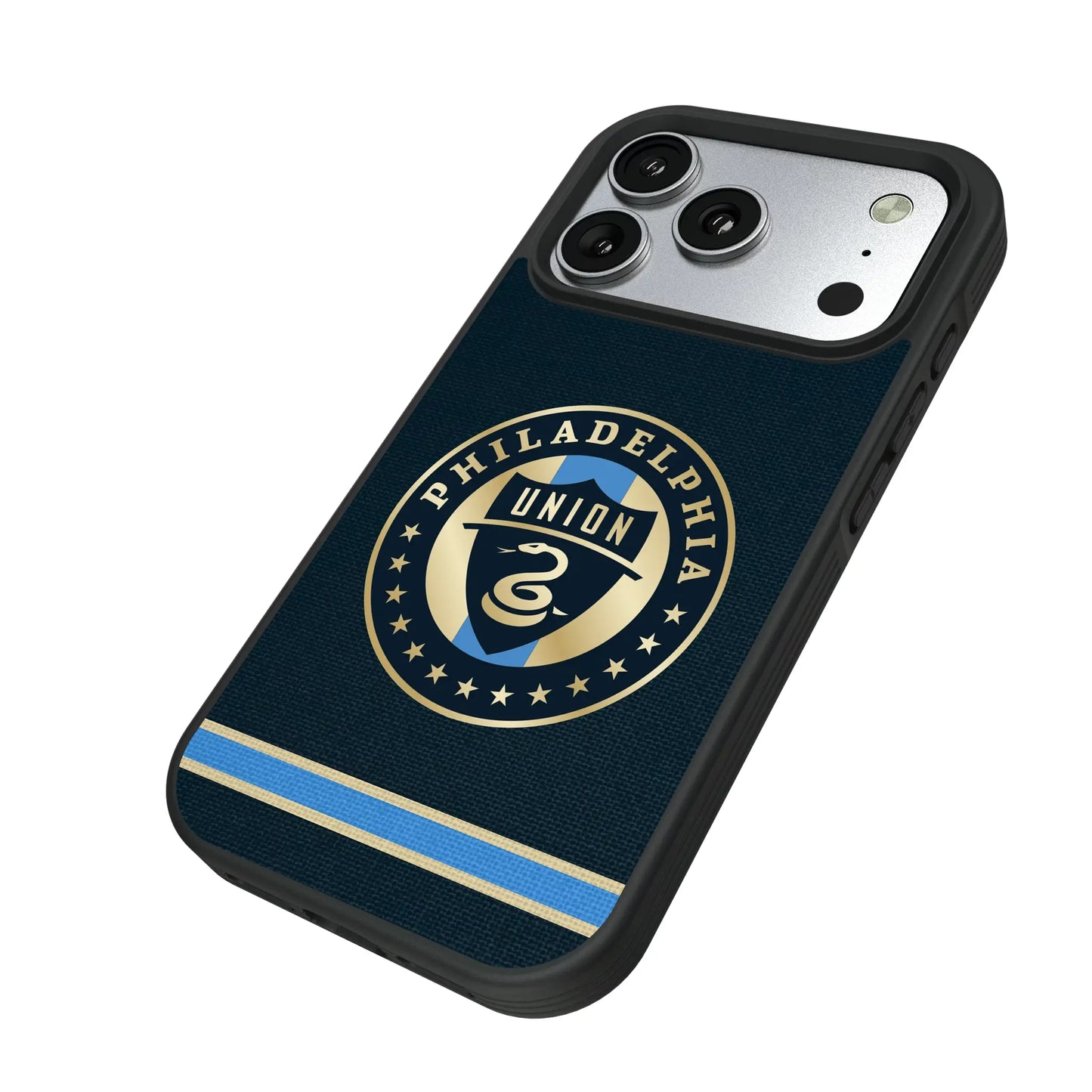 Philadelphia Union Stripe Bump Phone Case for Apple iPhone
