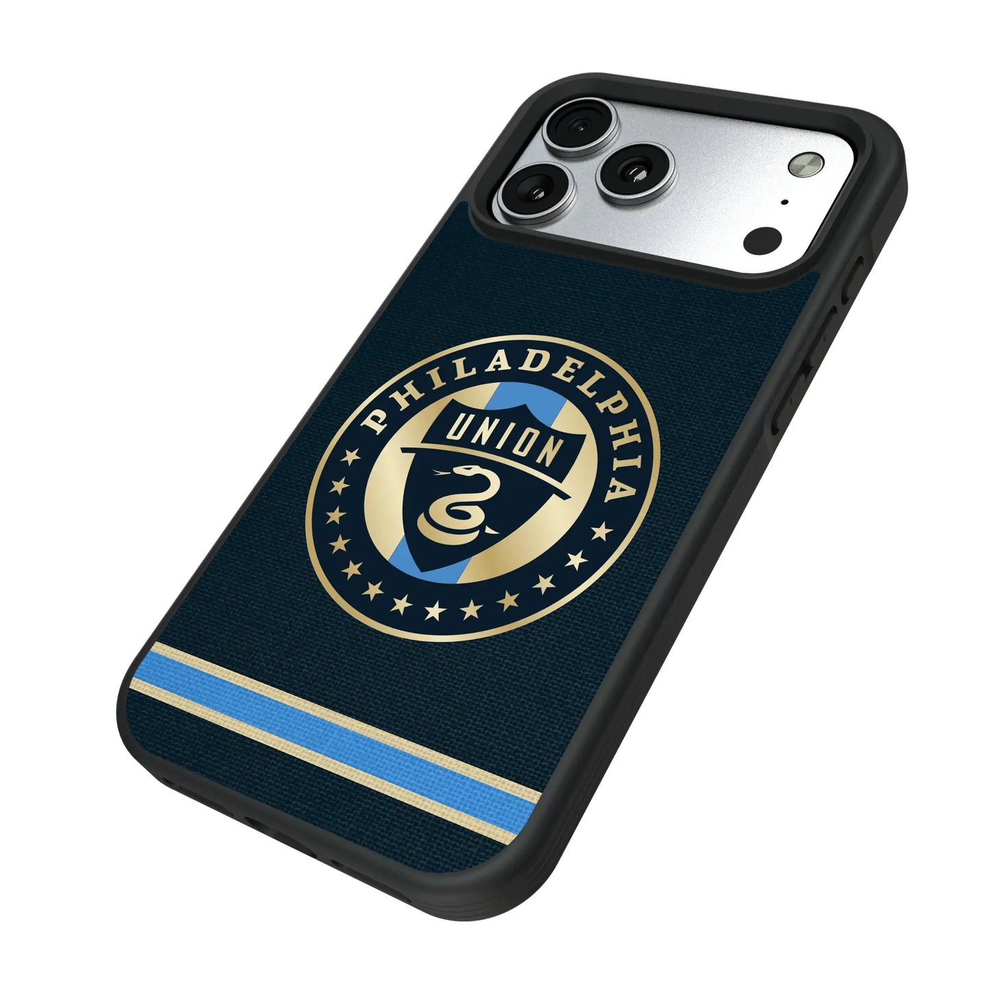Philadelphia Union Stripe Bump Phone Case for Apple iPhone