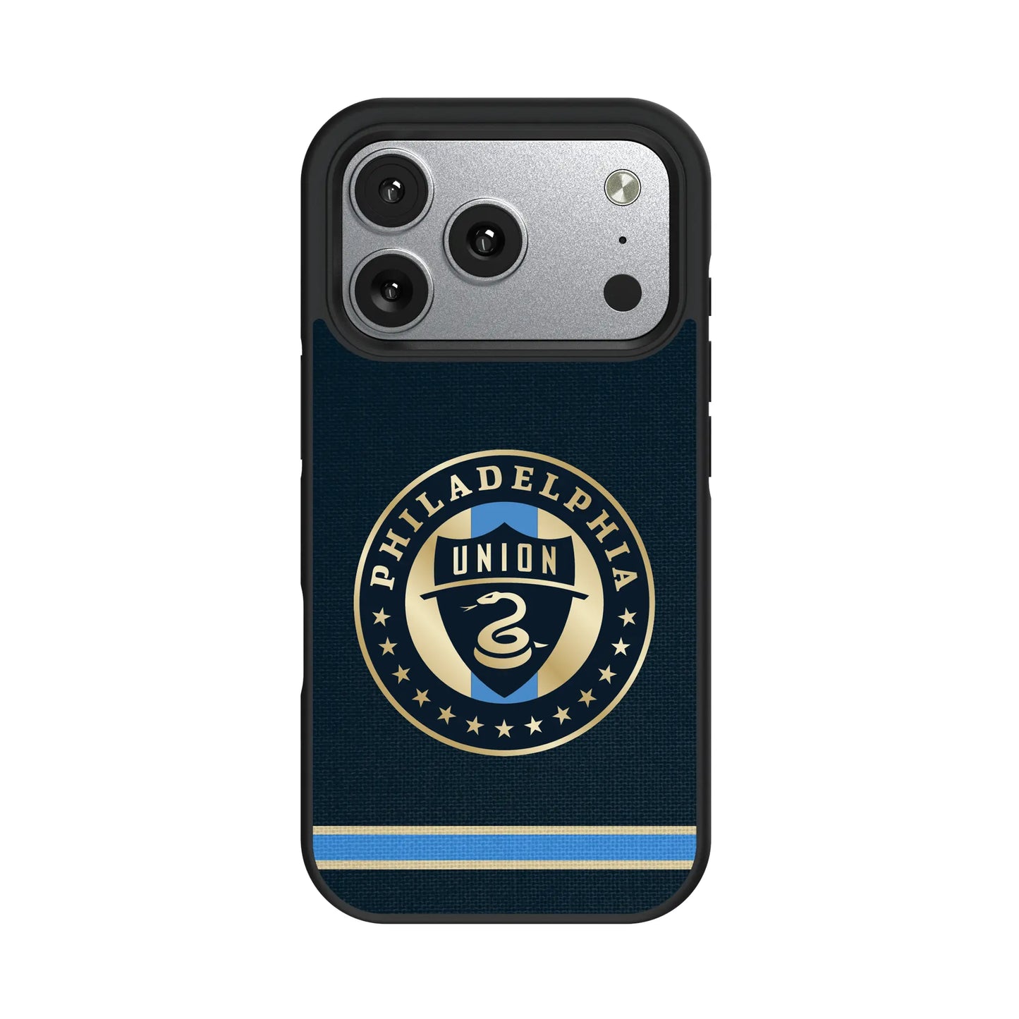 Philadelphia Union Stripe Bump Phone Case for Apple iPhone