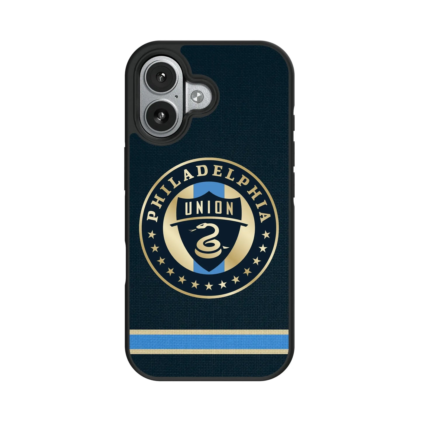 Philadelphia Union Stripe Bump Phone Case for Apple iPhone