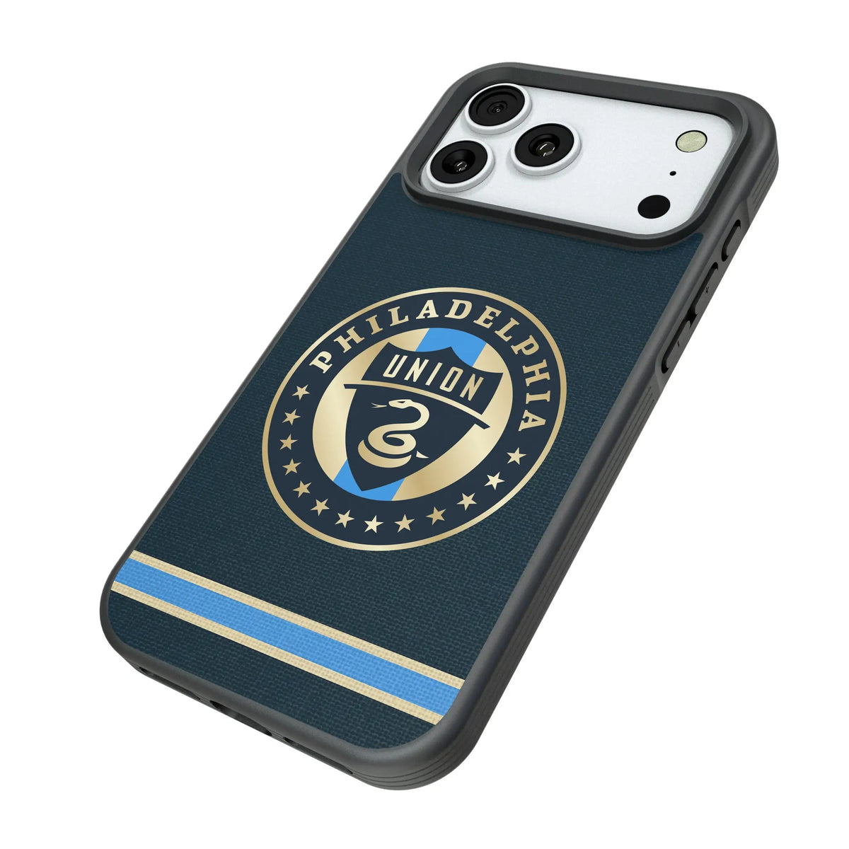 Philadelphia Union Stripe Bump Phone Case for Apple iPhone
