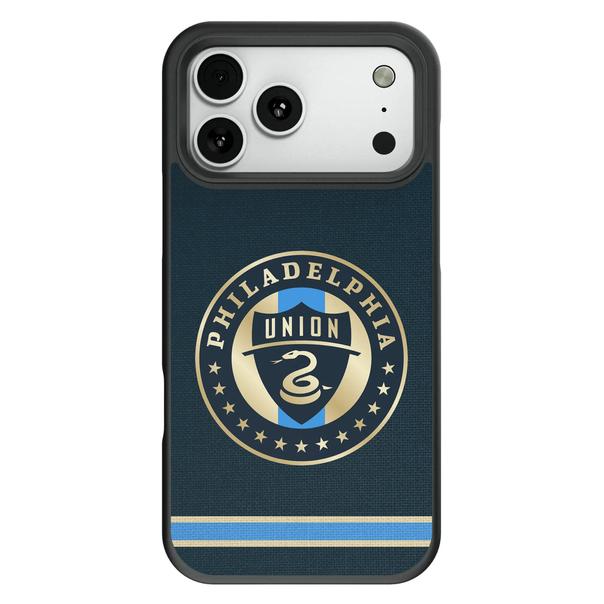 Philadelphia Union Stripe Bump Phone Case for Apple iPhone