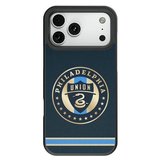 Philadelphia Union Stripe Bump Phone Case for Apple iPhone