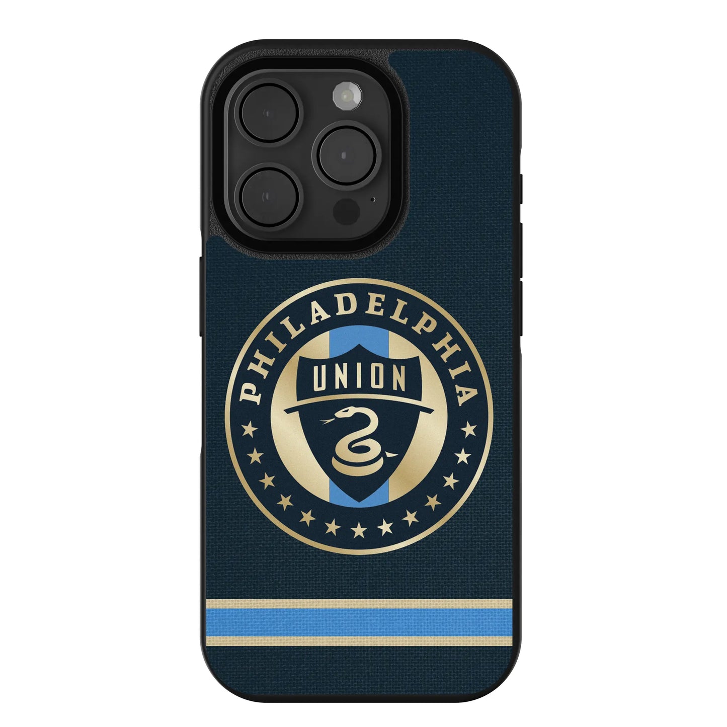 Philadelphia Union Stripe Bump Phone Case for Apple iPhone