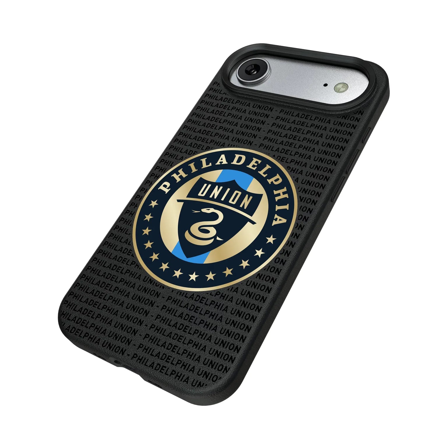 Philadelphia Union Text Backdrop MagSafe Compatible Phone Case for Apple iPhone