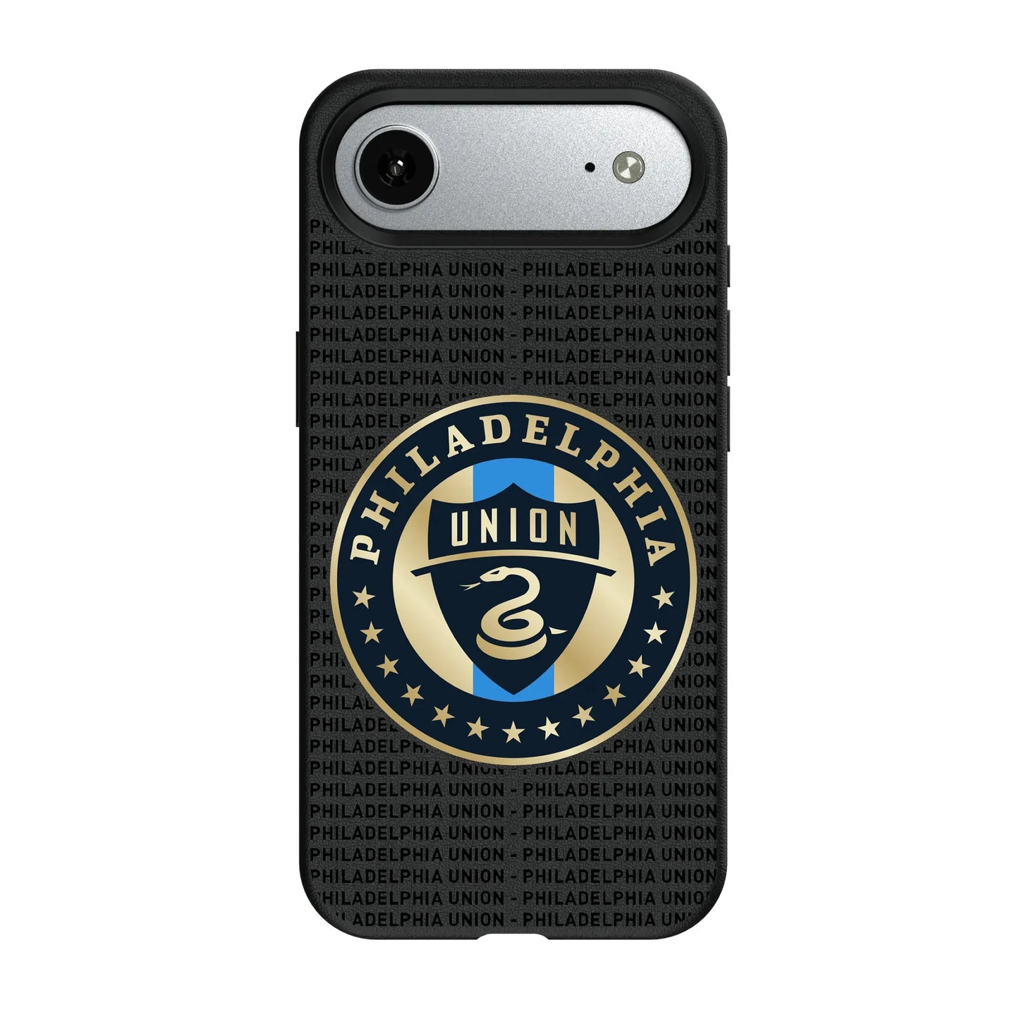Philadelphia Union Text Backdrop MagSafe Compatible Phone Case for Apple iPhone