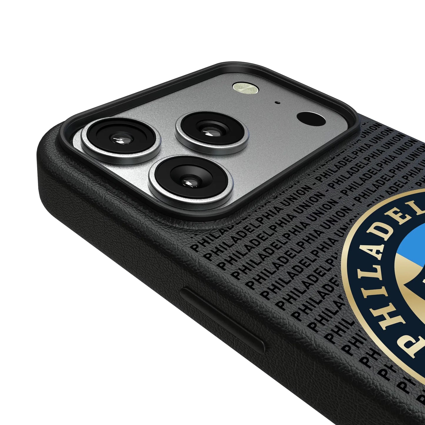 Philadelphia Union Text Backdrop MagSafe Compatible Phone Case for Apple iPhone
