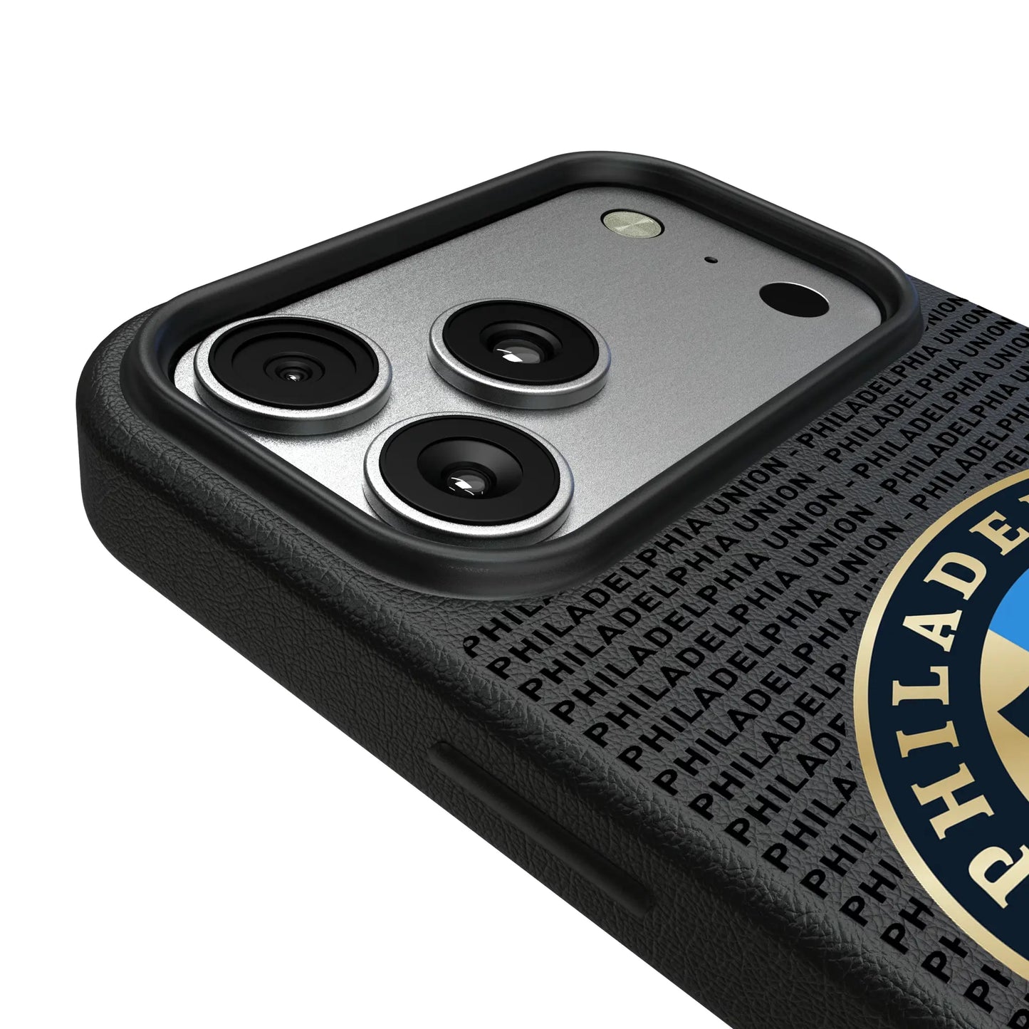 Philadelphia Union Text Backdrop MagSafe Compatible Phone Case for Apple iPhone
