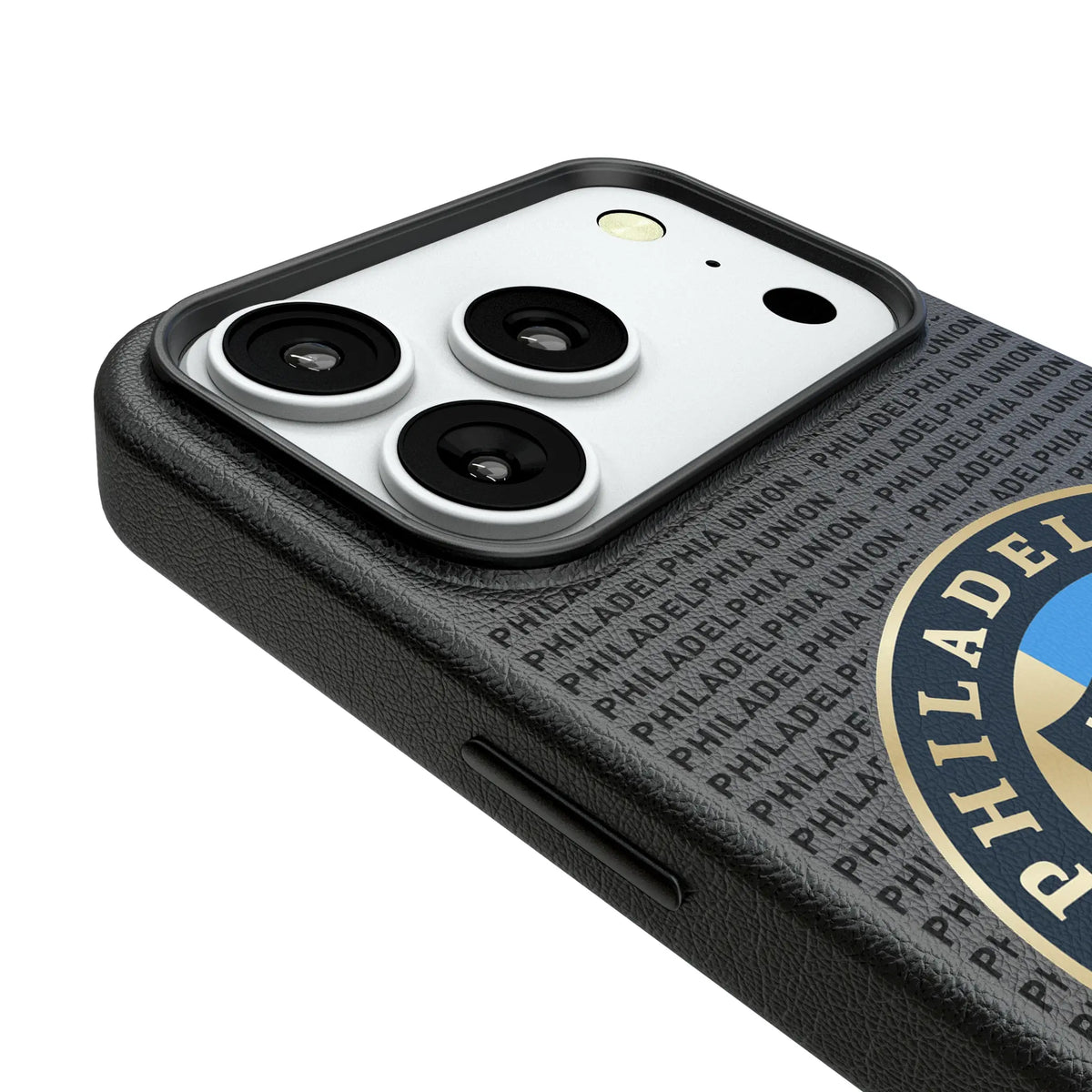 Philadelphia Union Text Backdrop MagSafe Compatible Phone Case for Apple iPhone