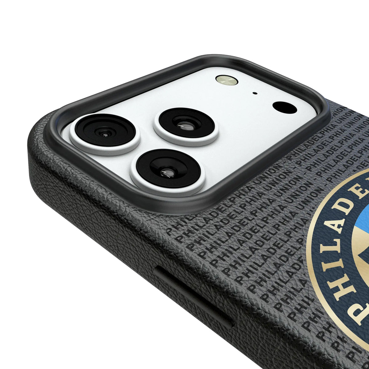 Philadelphia Union Text Backdrop MagSafe Compatible Phone Case for Apple iPhone
