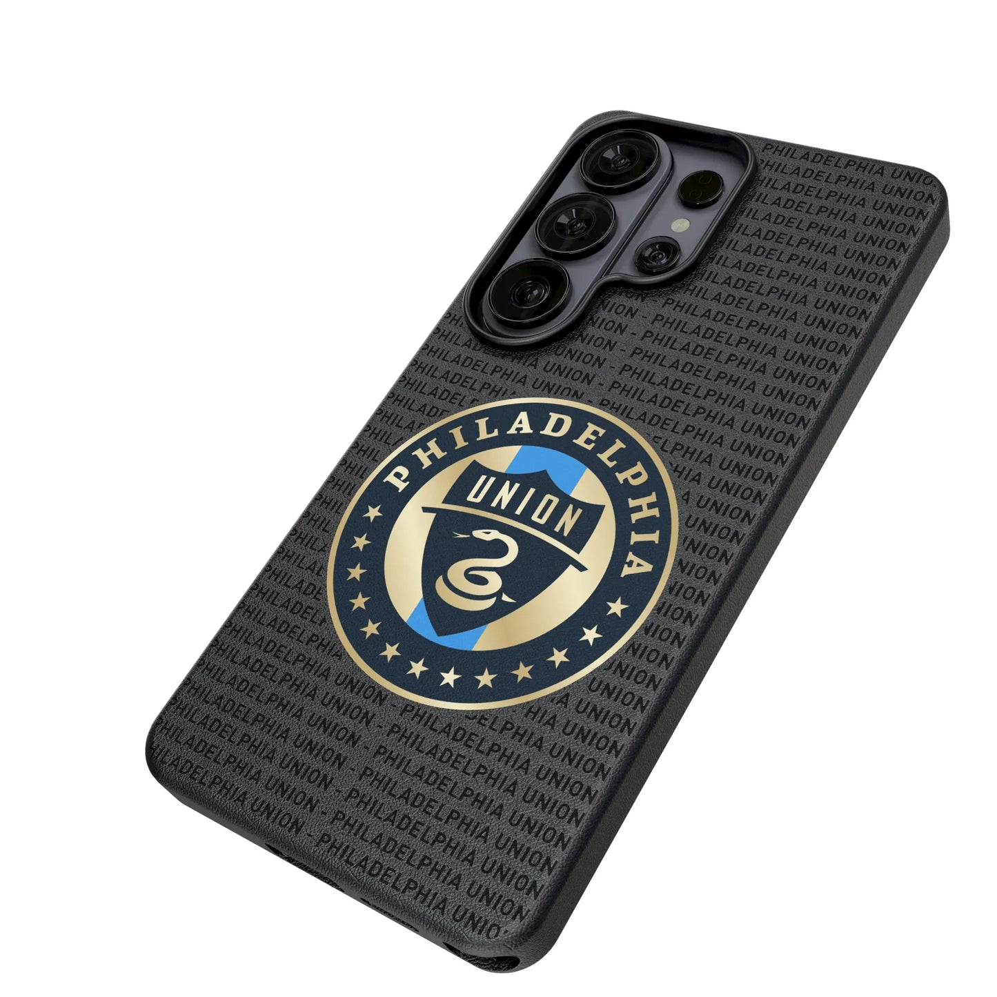 Philadelphia Union Text Backdrop MagSafe Compatible Phone Case for Samsung Galaxy