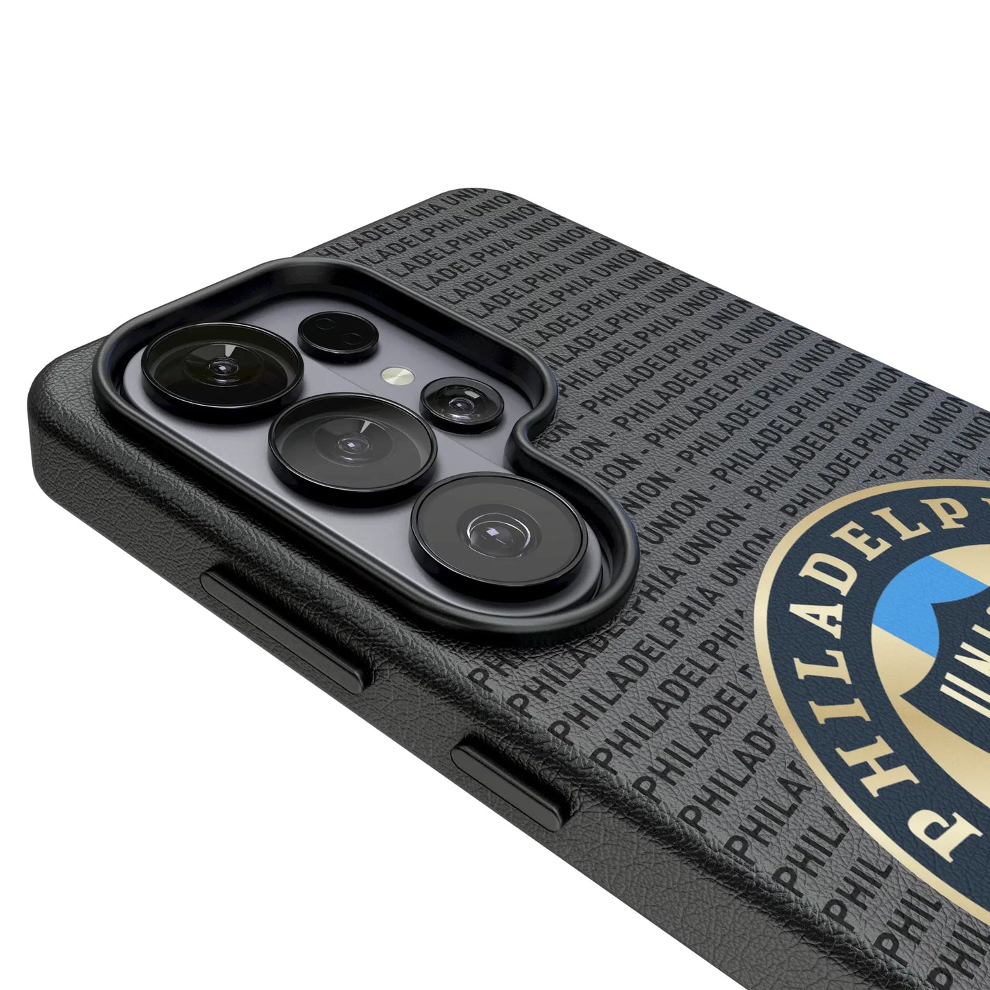 Philadelphia Union Text Backdrop MagSafe Compatible Phone Case for Samsung Galaxy