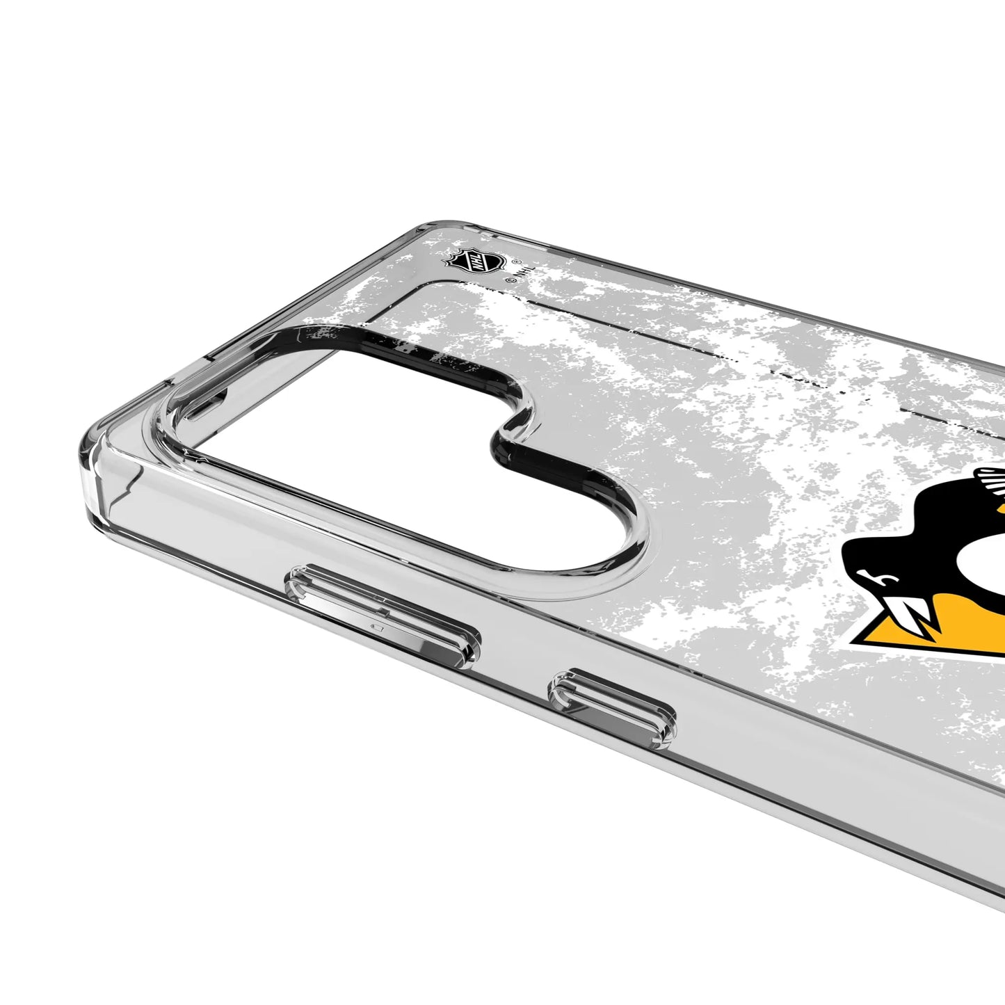 Pittsburgh Penguins Ice Stripe Clear Phone Case for Samsung Galaxy