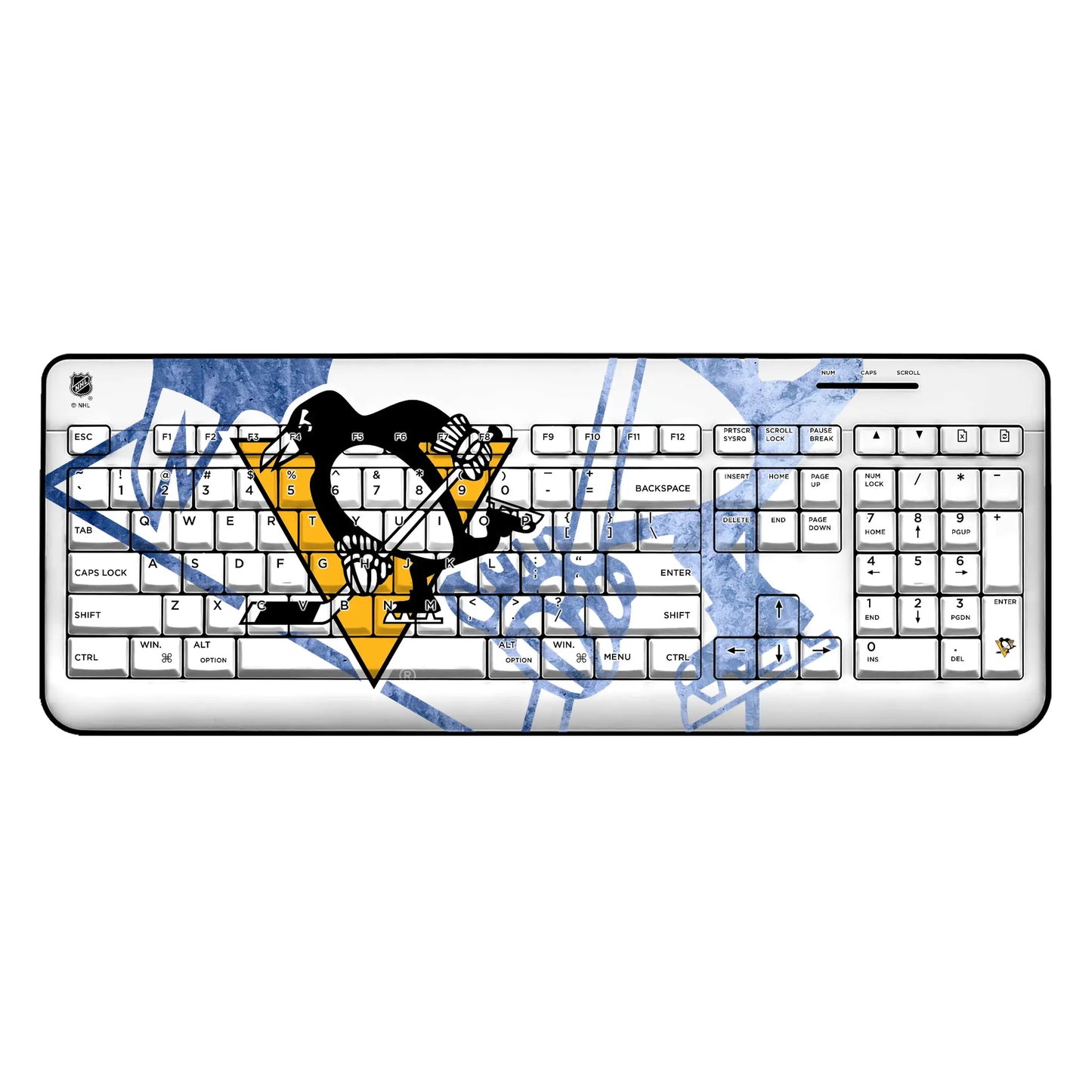 Pittsburgh Penguins Ice Tilt Wireless USB Keyboard