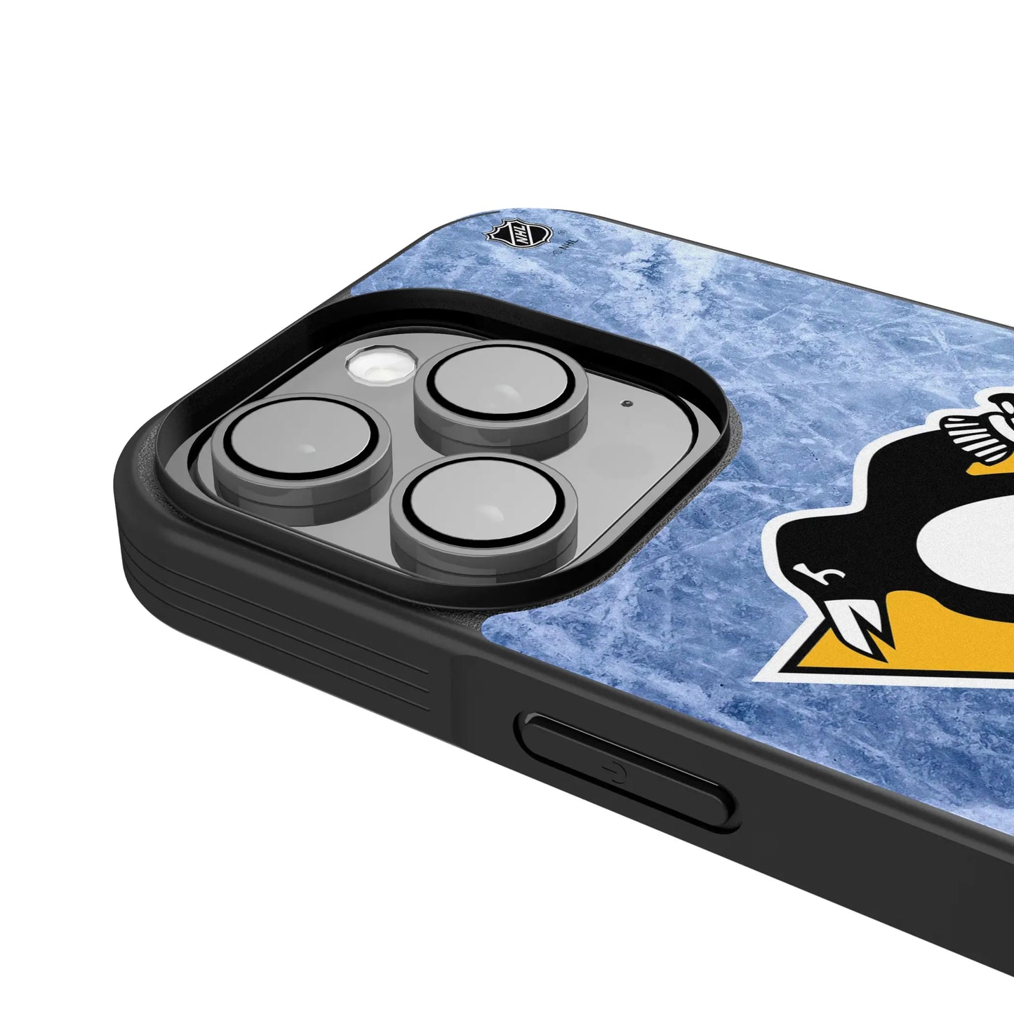 Pittsburgh Penguins Ice Wordmark Bump Phone Case for Apple iPhone