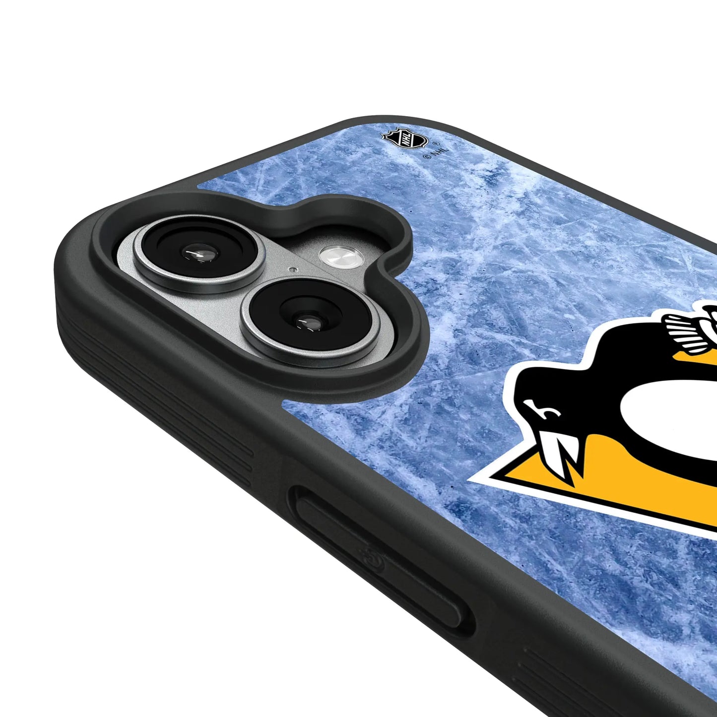 Pittsburgh Penguins Ice Wordmark Bump Phone Case for Apple iPhone
