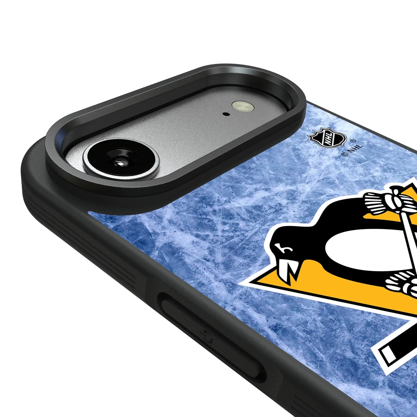 Pittsburgh Penguins Ice Wordmark Bump Phone Case for Apple iPhone