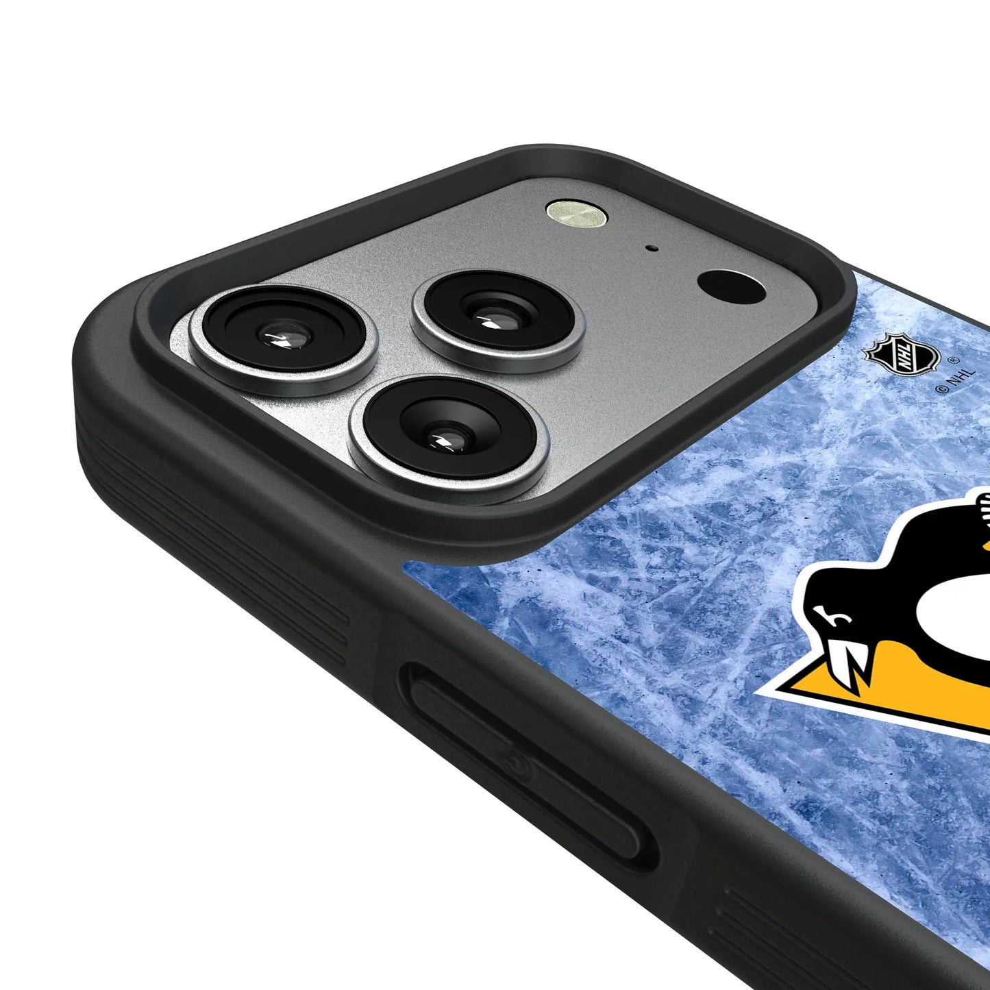 Pittsburgh Penguins Ice Wordmark Bump Phone Case for Apple iPhone