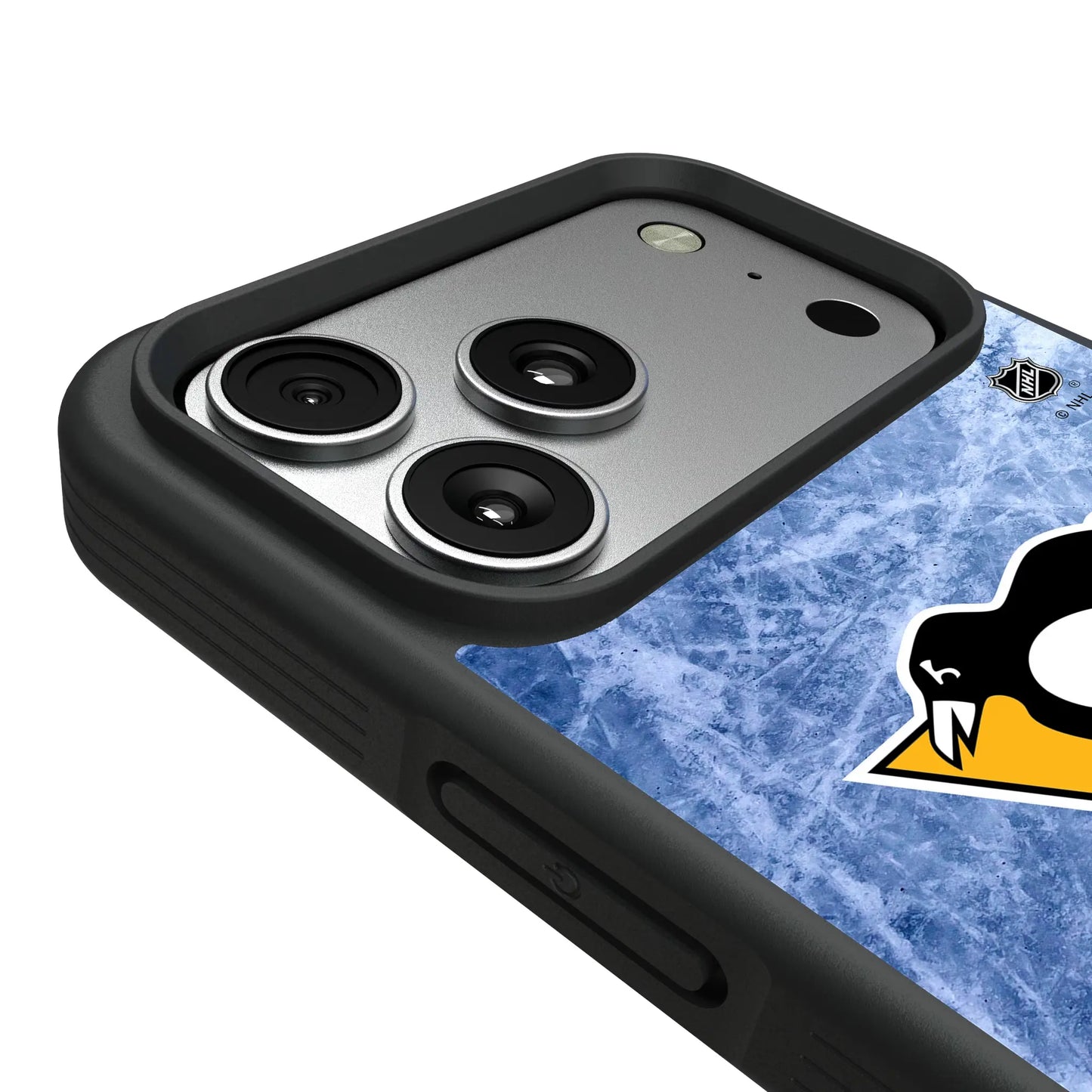 Pittsburgh Penguins Ice Wordmark Bump Phone Case for Apple iPhone