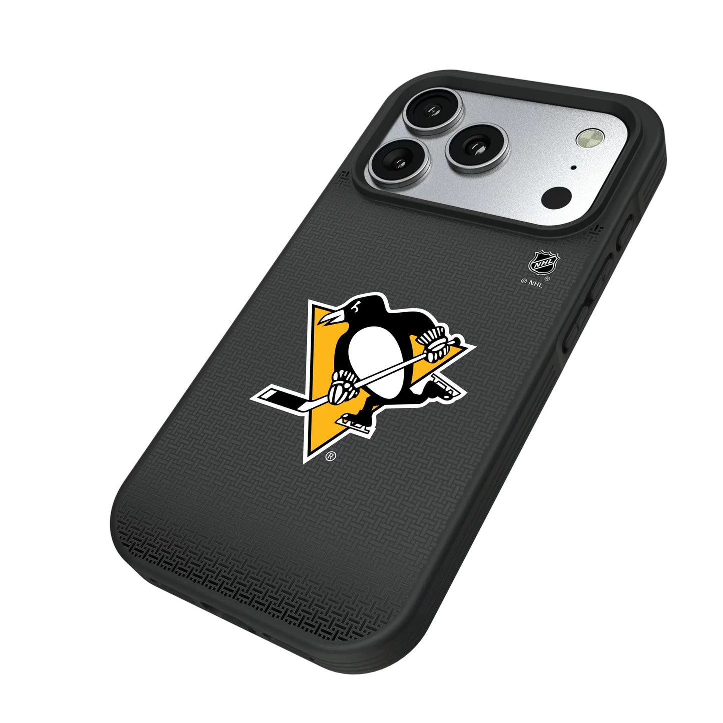 Pittsburgh Penguins Linen Bump Phone Case for Apple iPhone