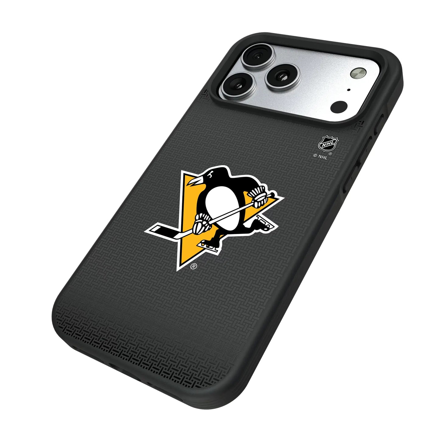 Pittsburgh Penguins Linen Bump Phone Case for Apple iPhone