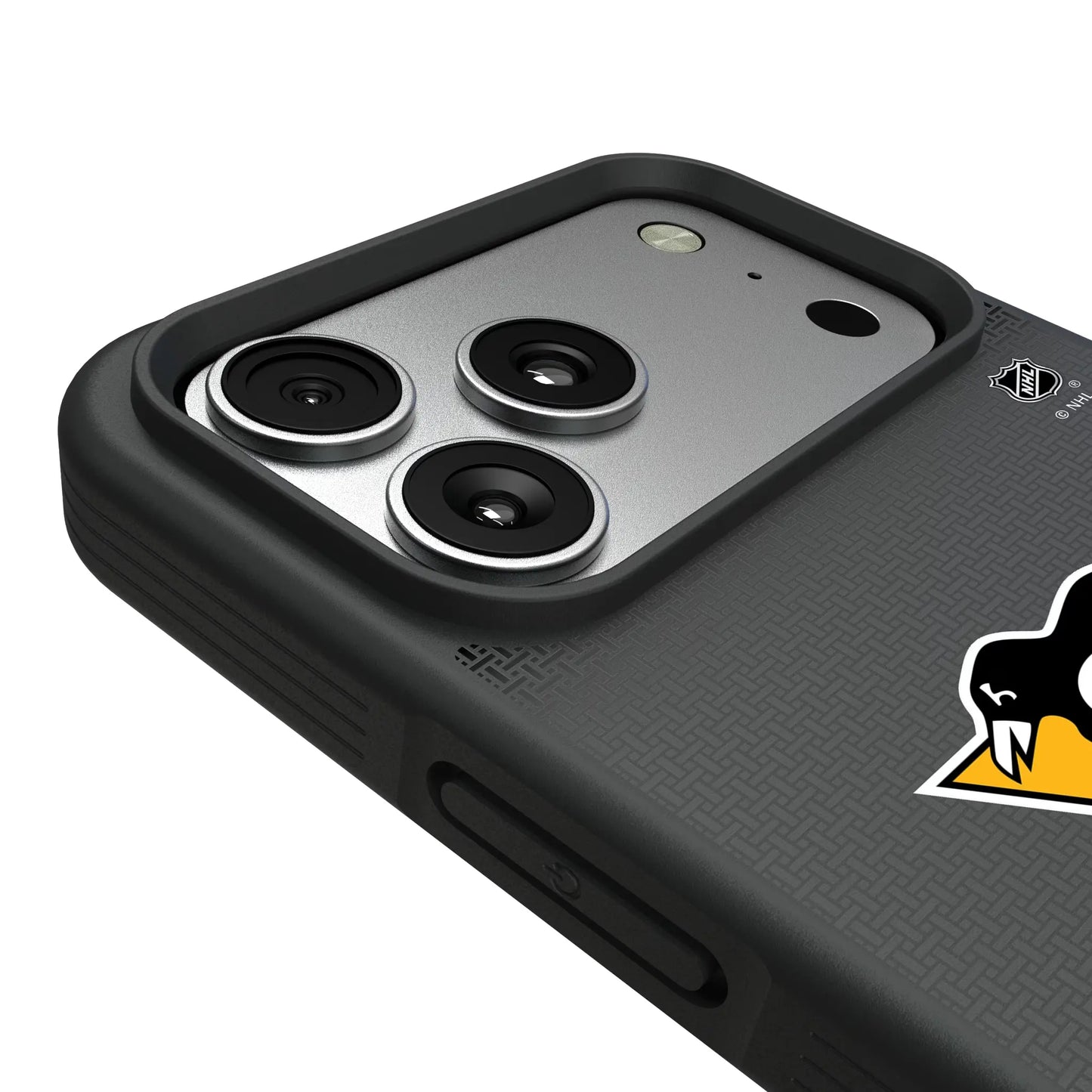 Pittsburgh Penguins Linen Bump Phone Case for Apple iPhone