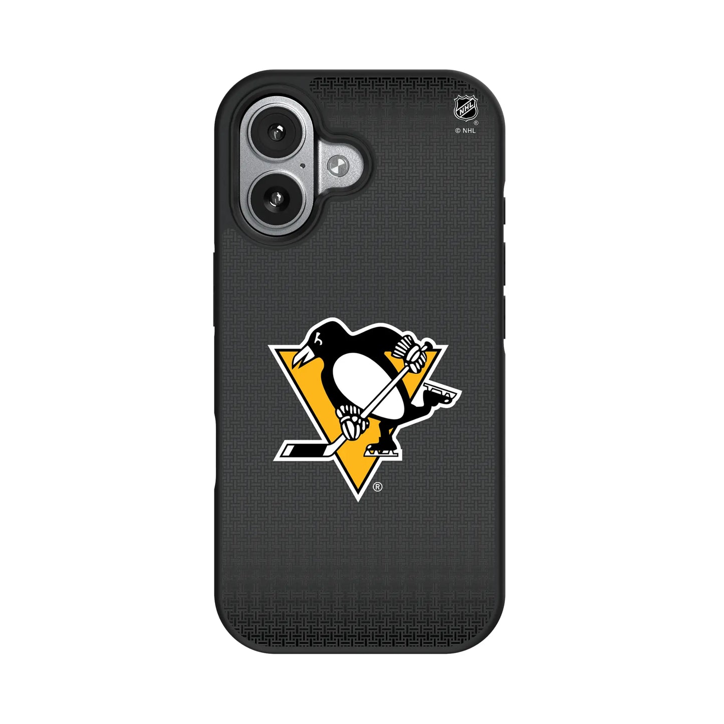 Pittsburgh Penguins Linen Bump Phone Case for Apple iPhone