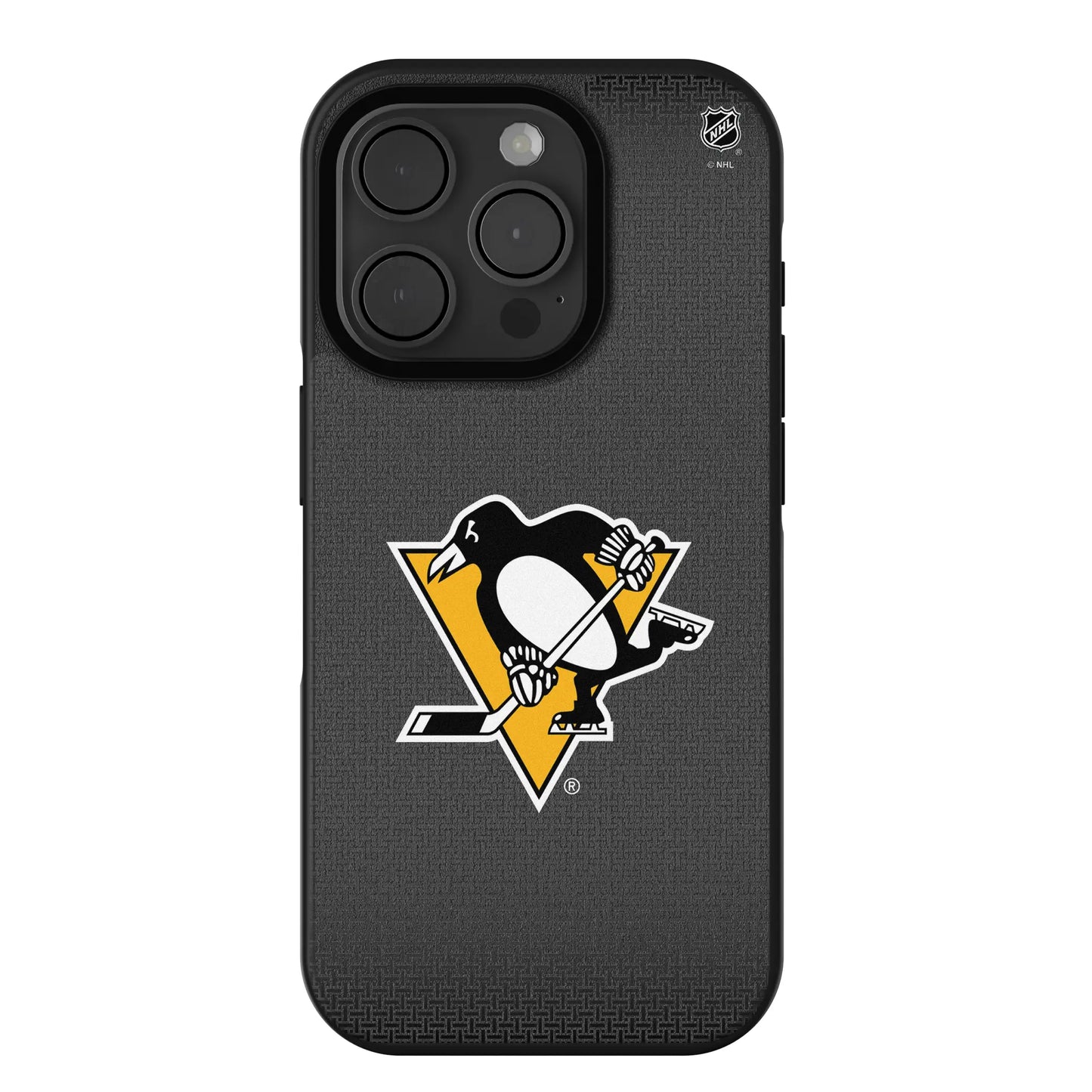 Pittsburgh Penguins Linen Bump Phone Case for Apple iPhone
