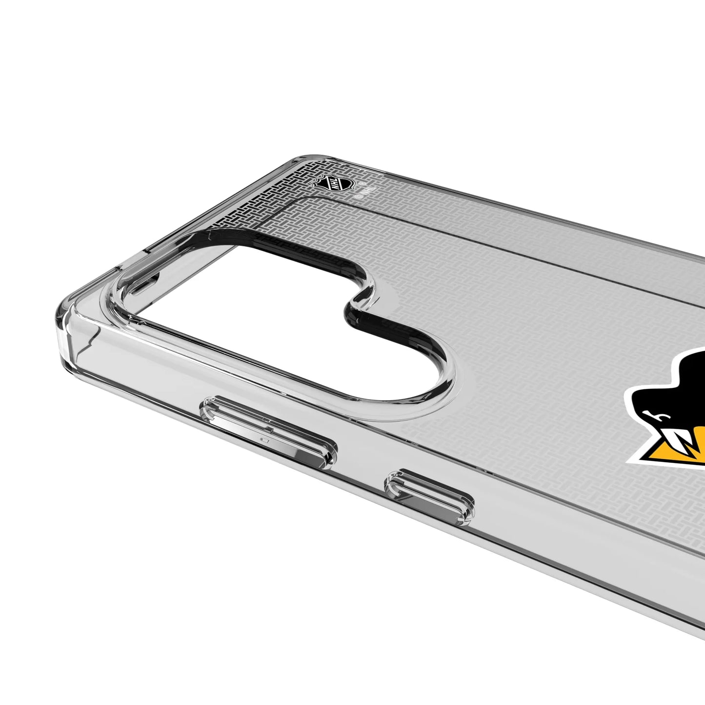 Pittsburgh Penguins Linen Clear Phone Case for Samsung Galaxy