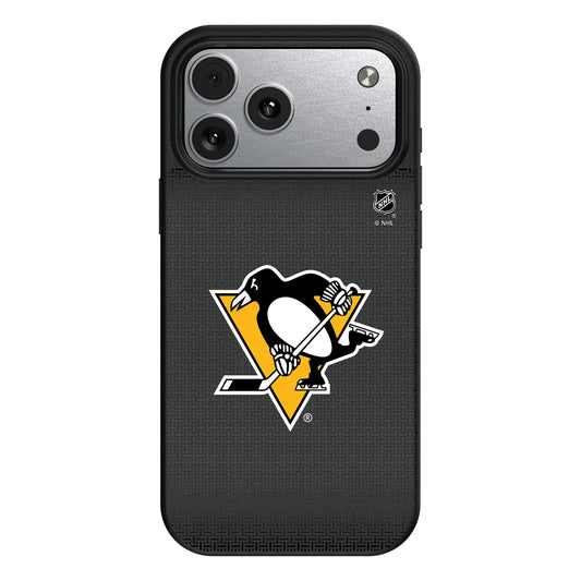 Pittsburgh Penguins Linen MagSafe Compatible Phone Case for Apple iPhone