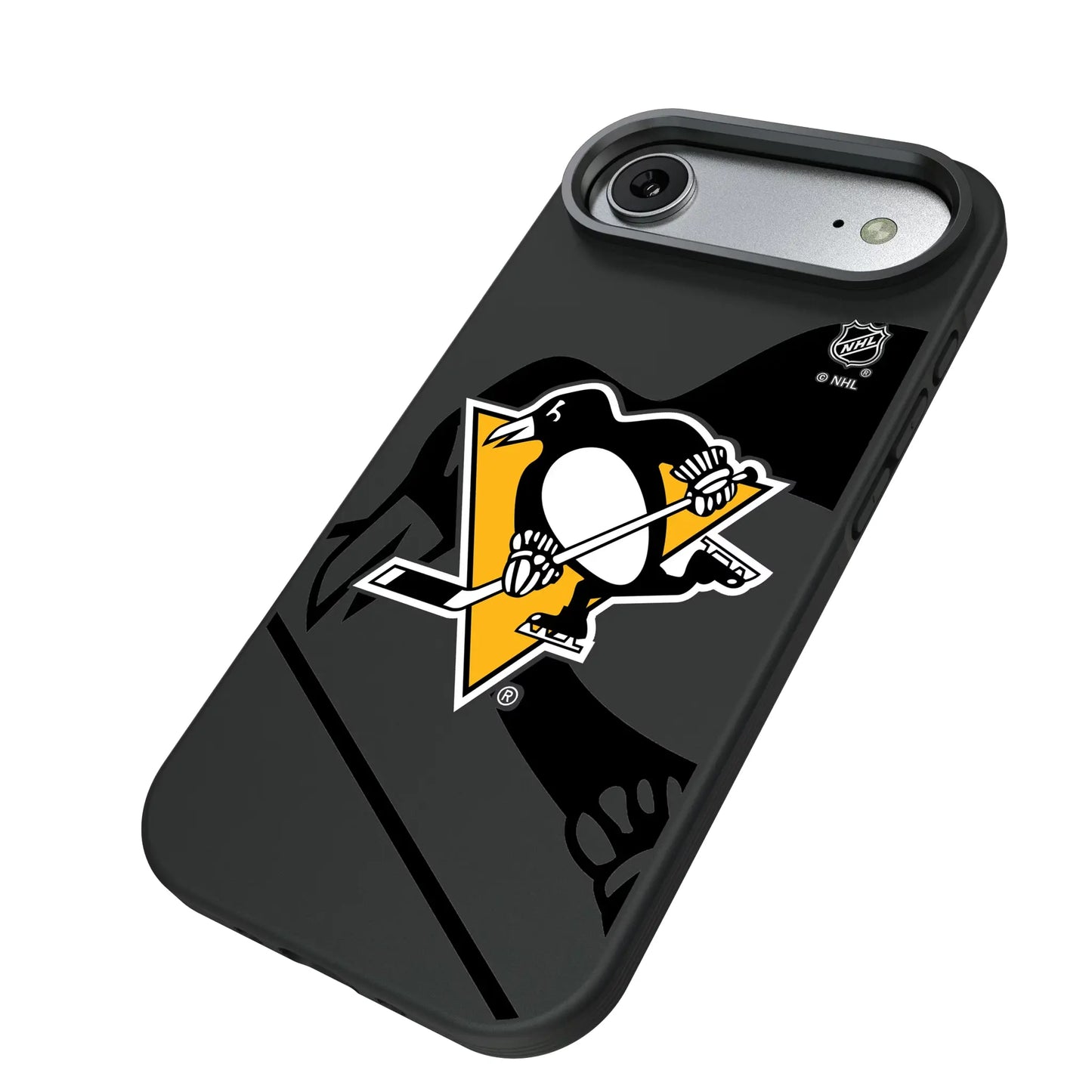 Pittsburgh Penguins Monocolor Tilt Bump Phone Case for Apple iPhone