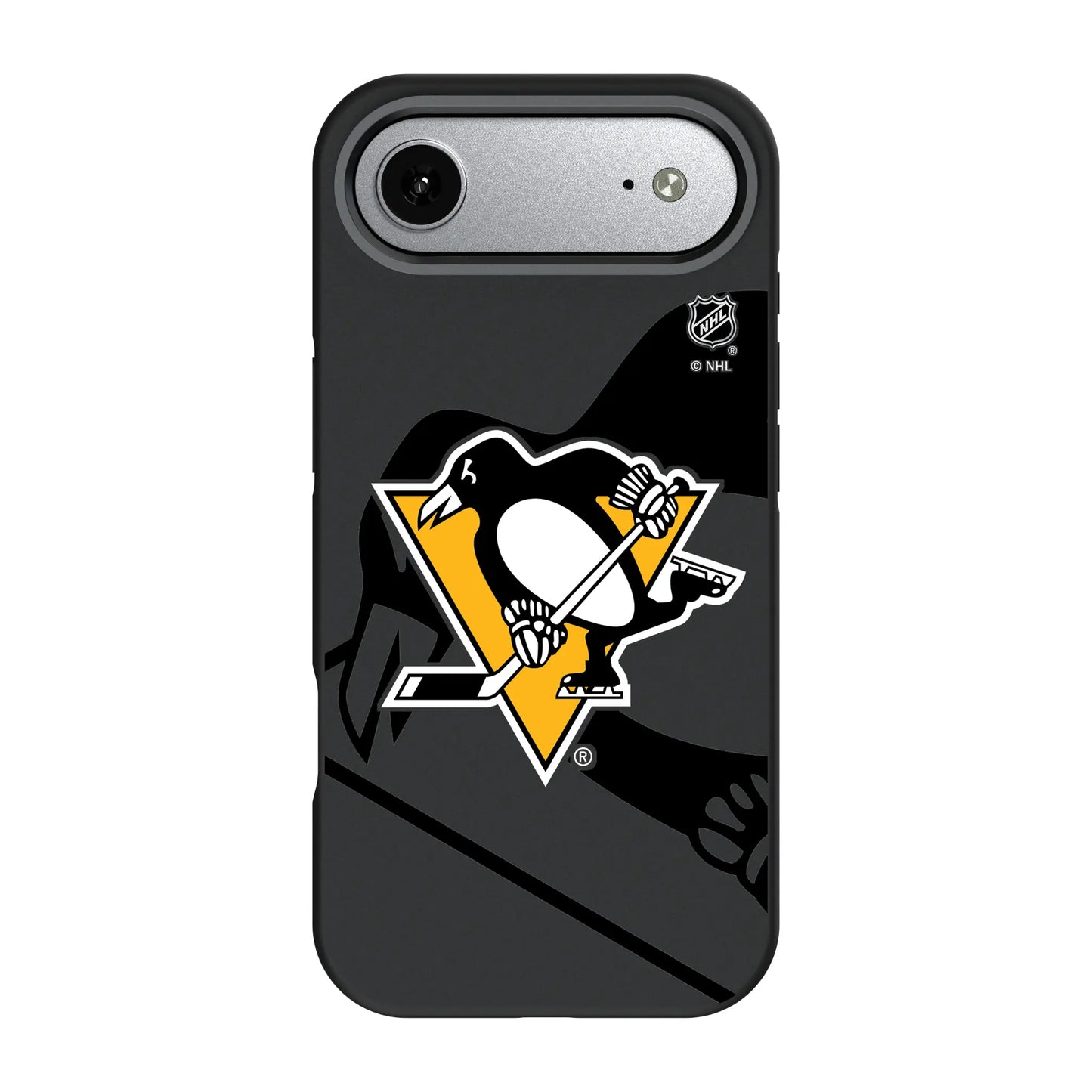Pittsburgh Penguins Monocolor Tilt Bump Phone Case for Apple iPhone