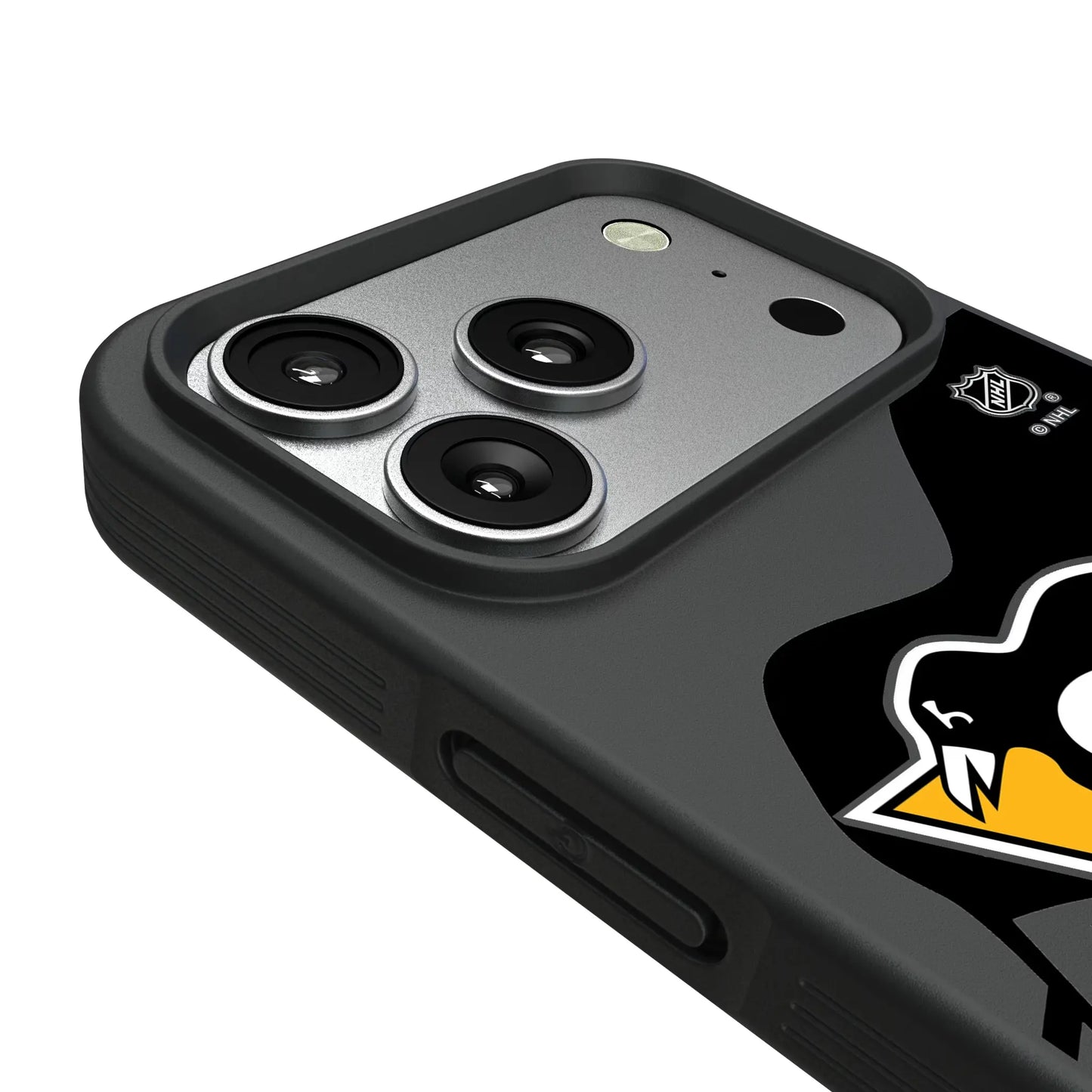 Pittsburgh Penguins Monocolor Tilt Bump Phone Case for Apple iPhone