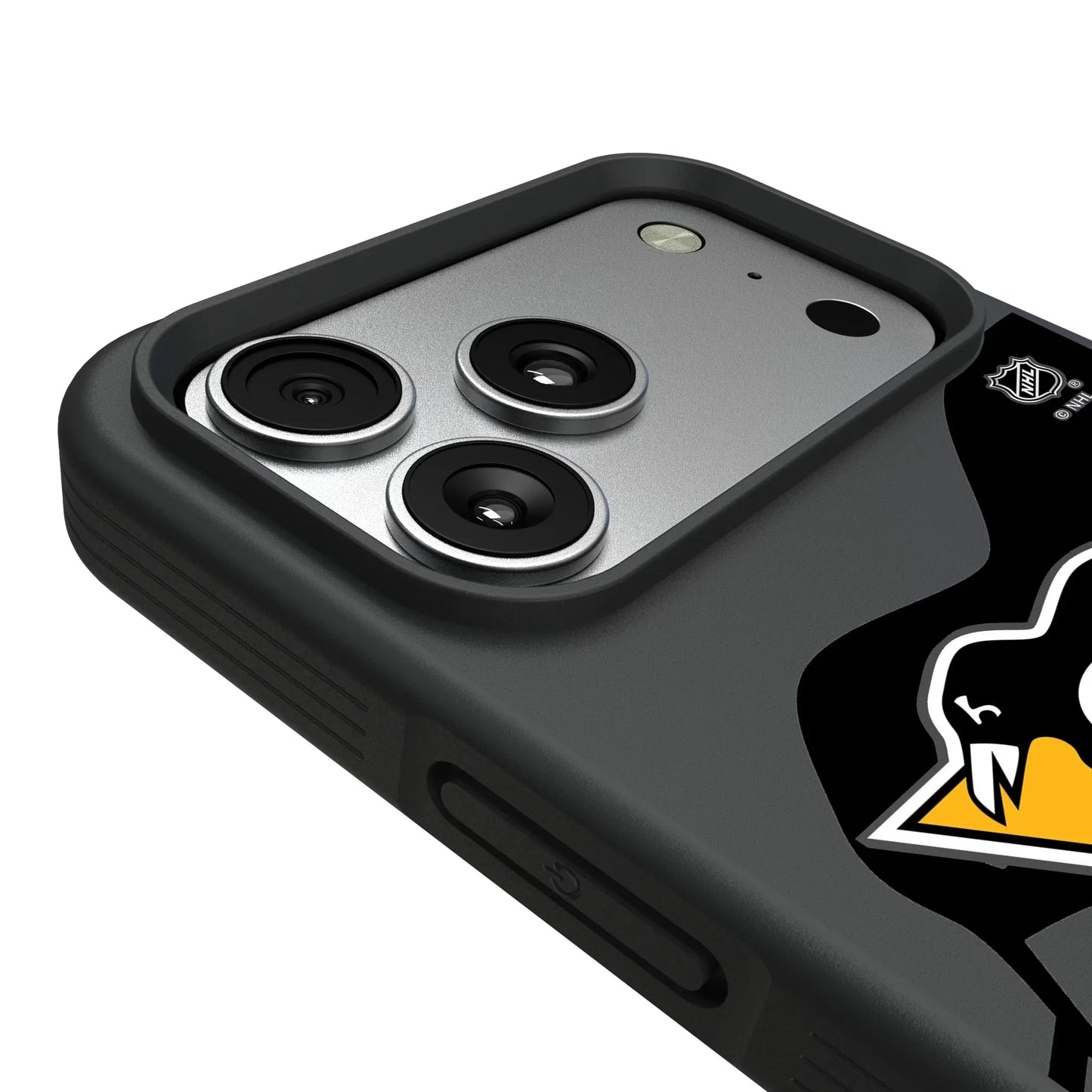 Pittsburgh Penguins Monocolor Tilt Bump Phone Case for Apple iPhone