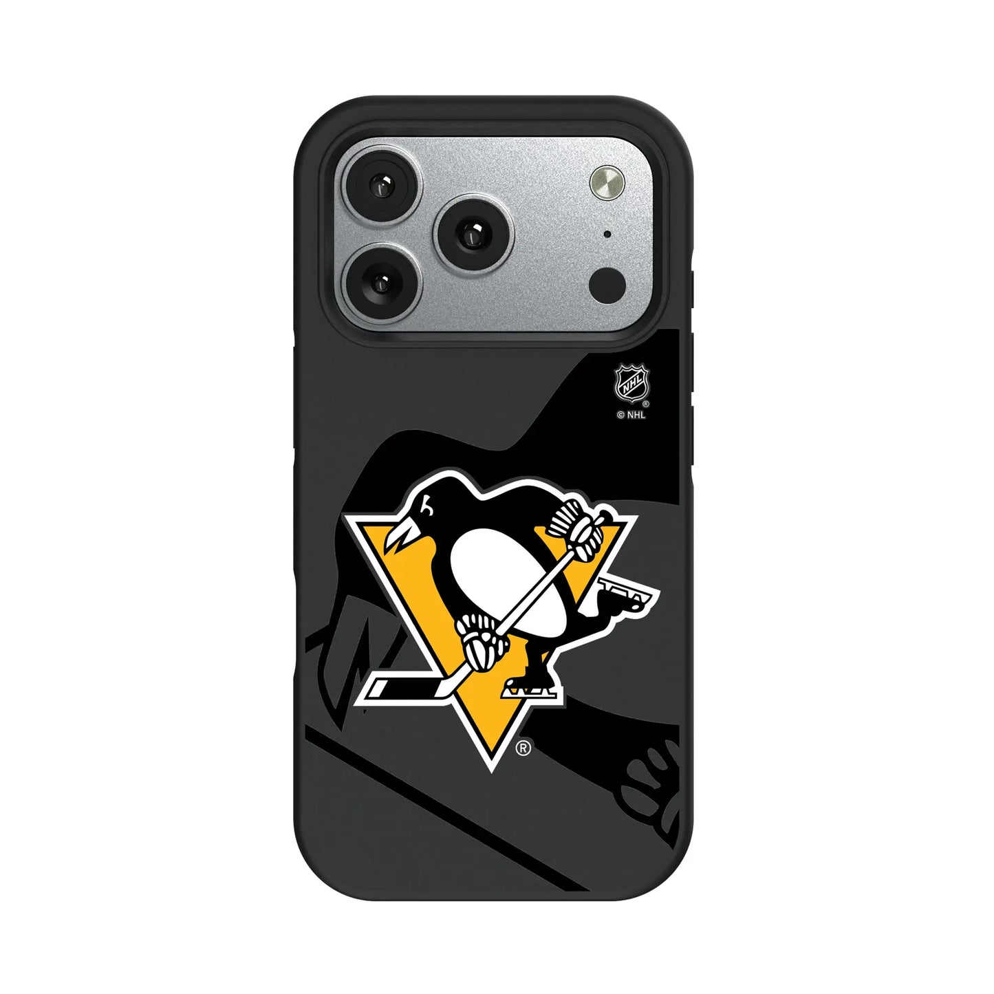 Pittsburgh Penguins Monocolor Tilt Bump Phone Case for Apple iPhone