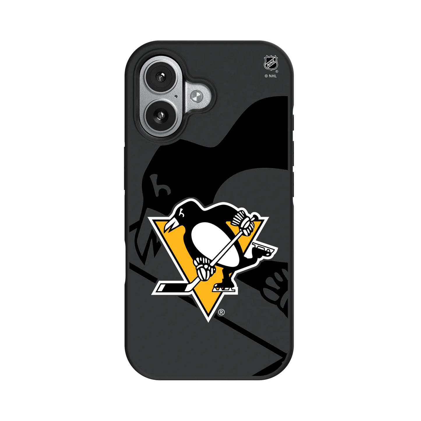 Pittsburgh Penguins Monocolor Tilt Bump Phone Case for Apple iPhone