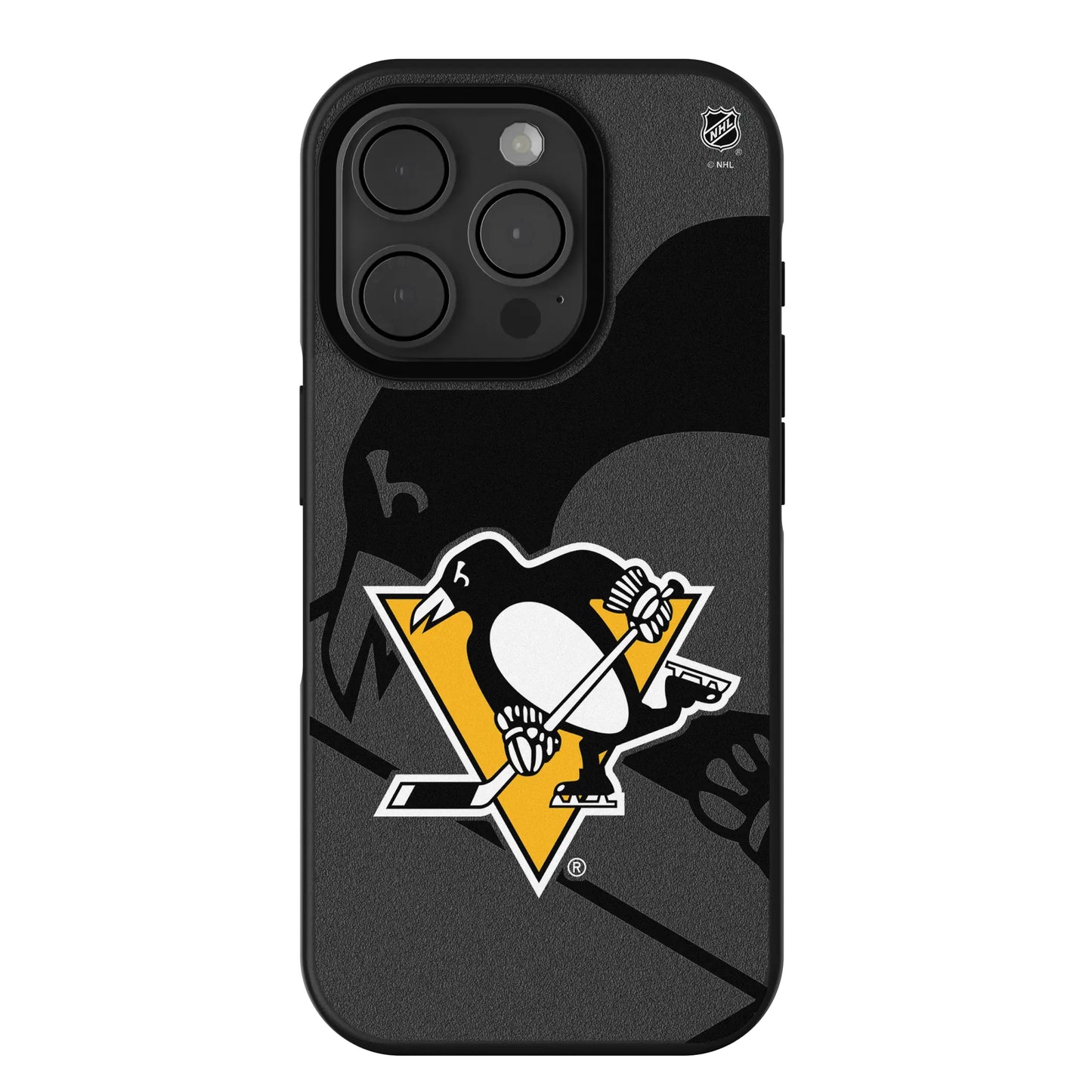 Pittsburgh Penguins Monocolor Tilt Bump Phone Case for Apple iPhone