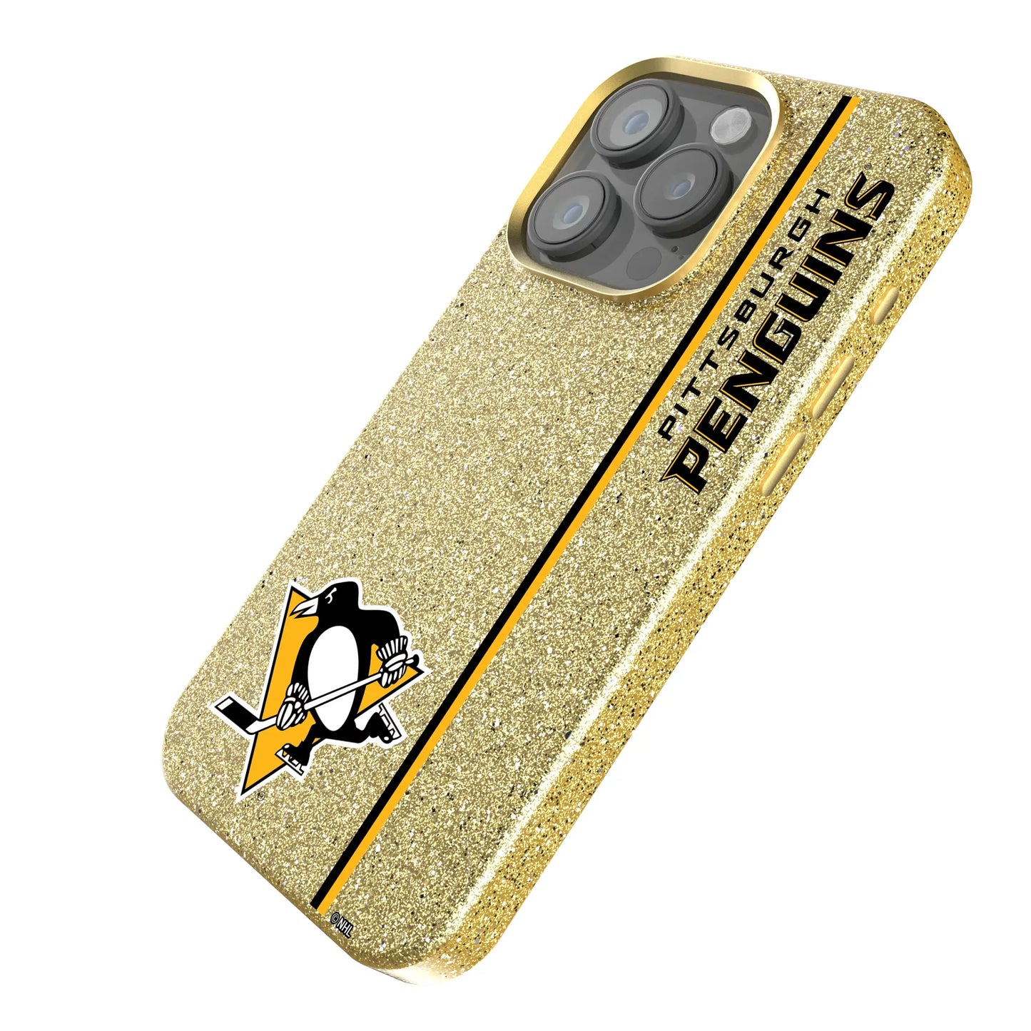Pittsburgh Penguins Sidebar Bling Phone Case for Apple iPhone