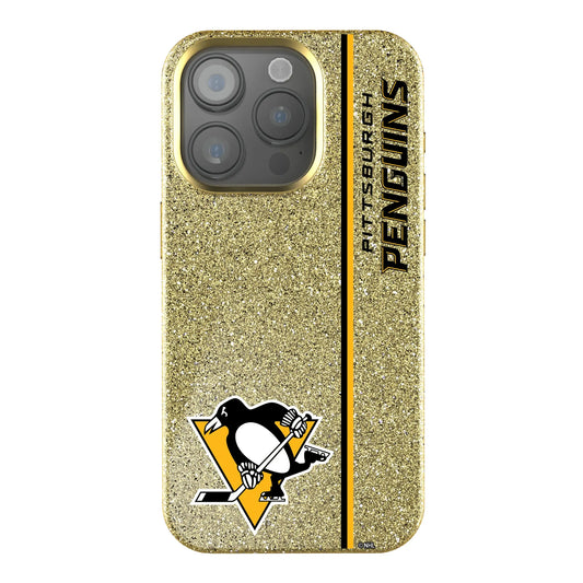 Pittsburgh Penguins Sidebar Bling Phone Case for Apple iPhone
