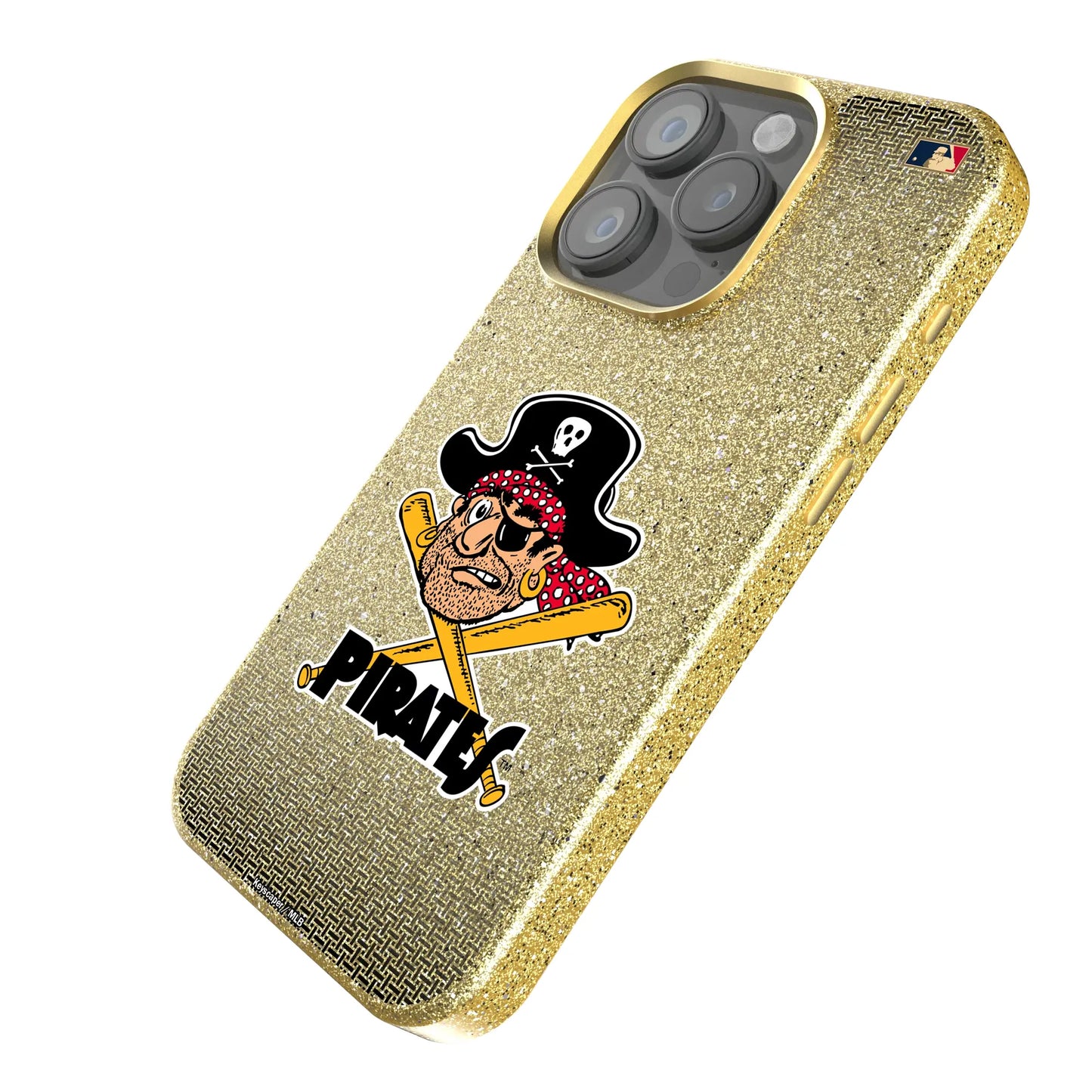 Pittsburgh Pirates 1958-1966 - Cooperstown Collection Linen Bling Phone Case for Apple iPhone