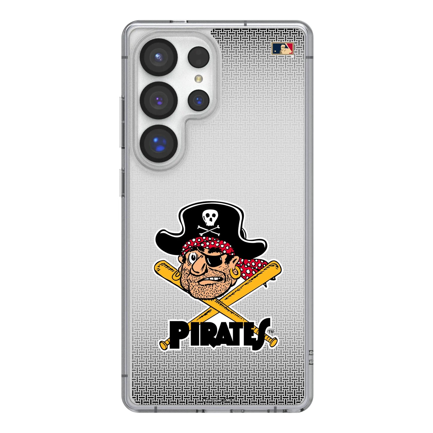 Pittsburgh Pirates 1958-1966 - Cooperstown Collection Linen Clear Phone Case for Samsung Galaxy